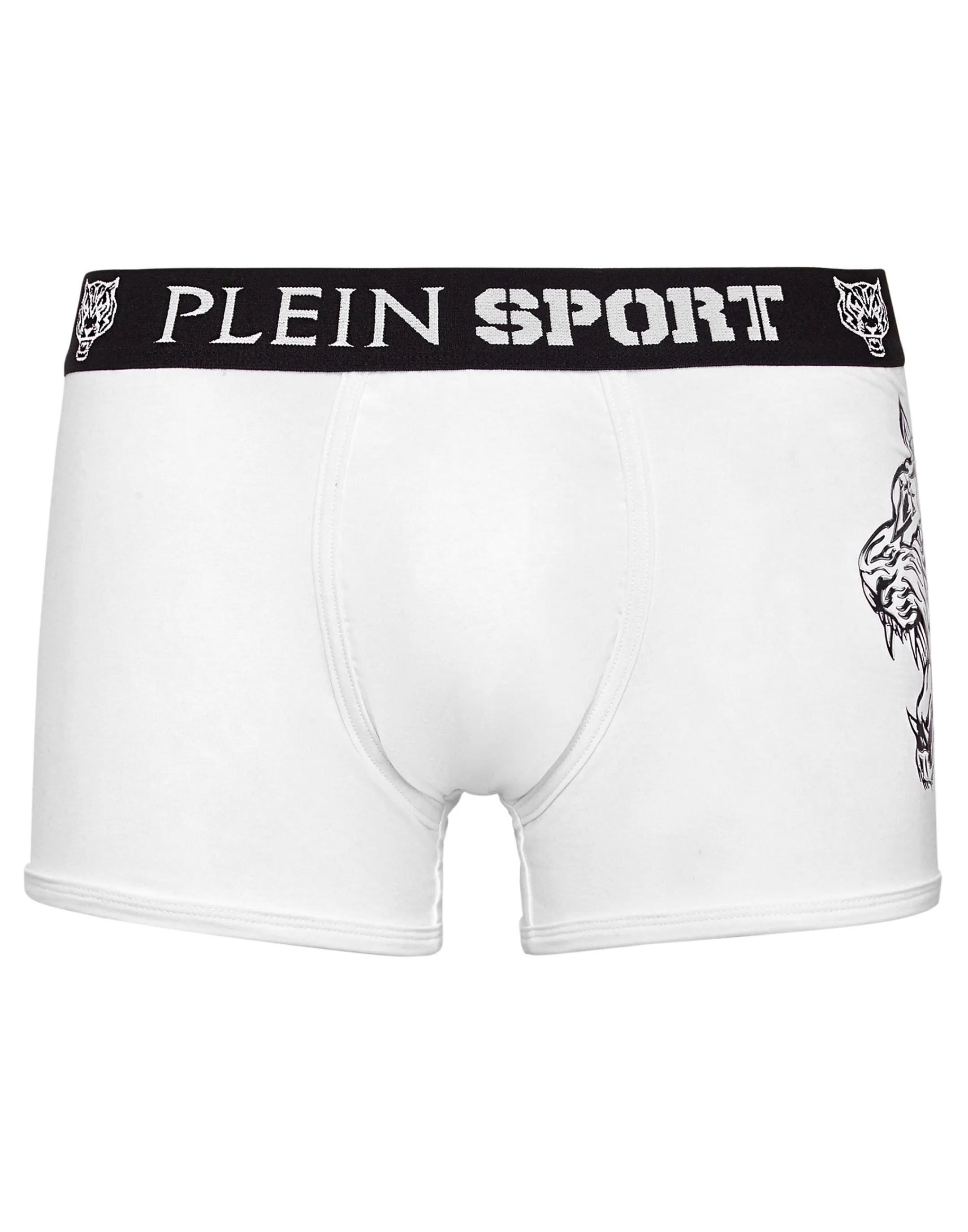 New Plein Sport Boxer Tiger White