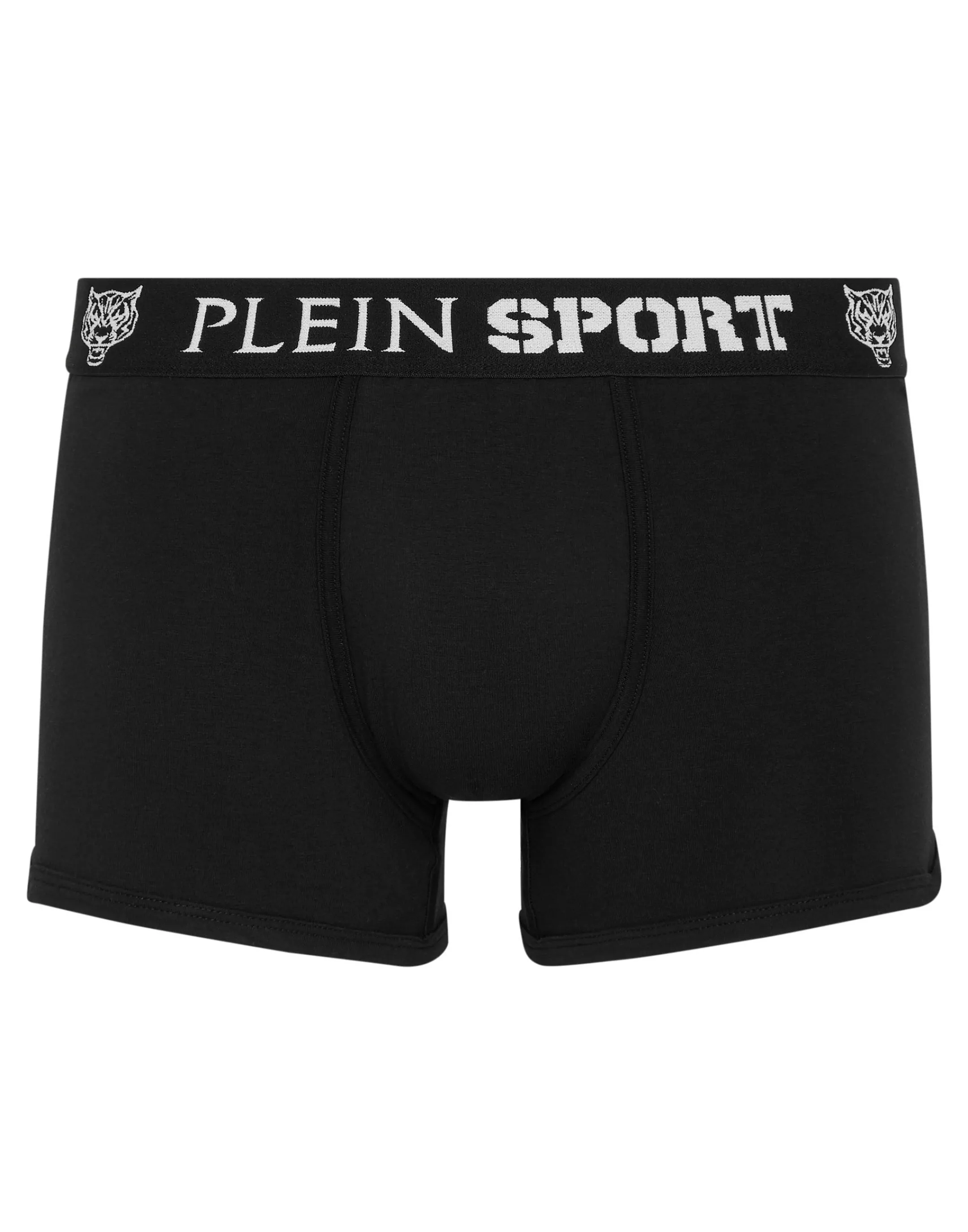 Clearance Plein Sport Boxer Trunks Tiger Black / Black