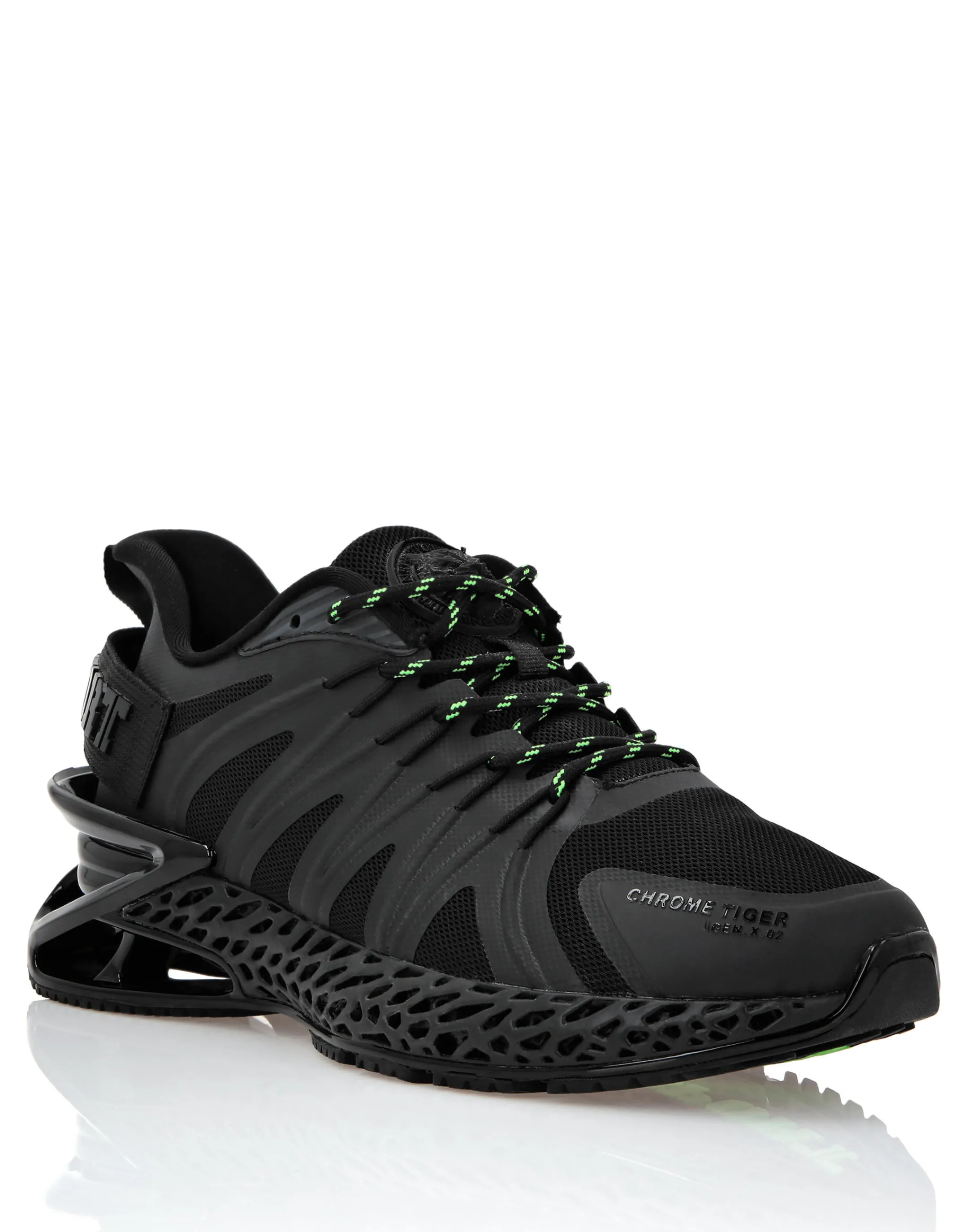 Discount Plein Sport Chrome Tiger Gen.X.-02 Black / Black