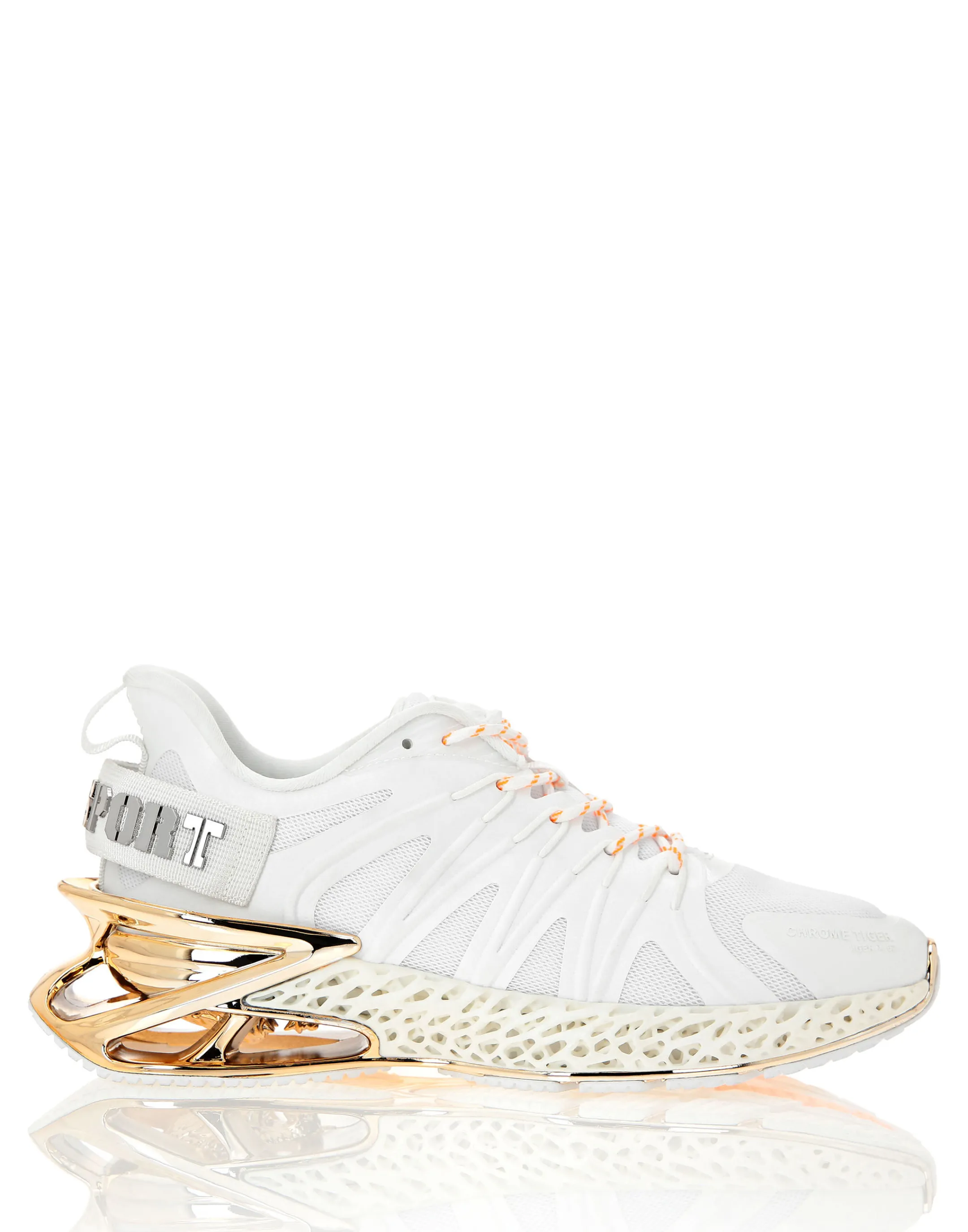 Clearance Plein Sport Chrome Tiger Gen.X.-02 White