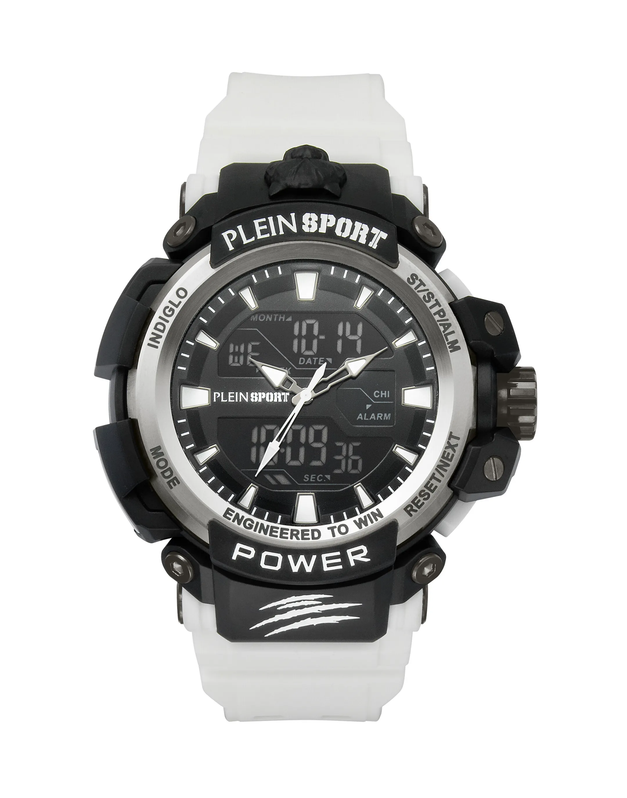 Cheap Plein Sport Combat Power Watch White / Black