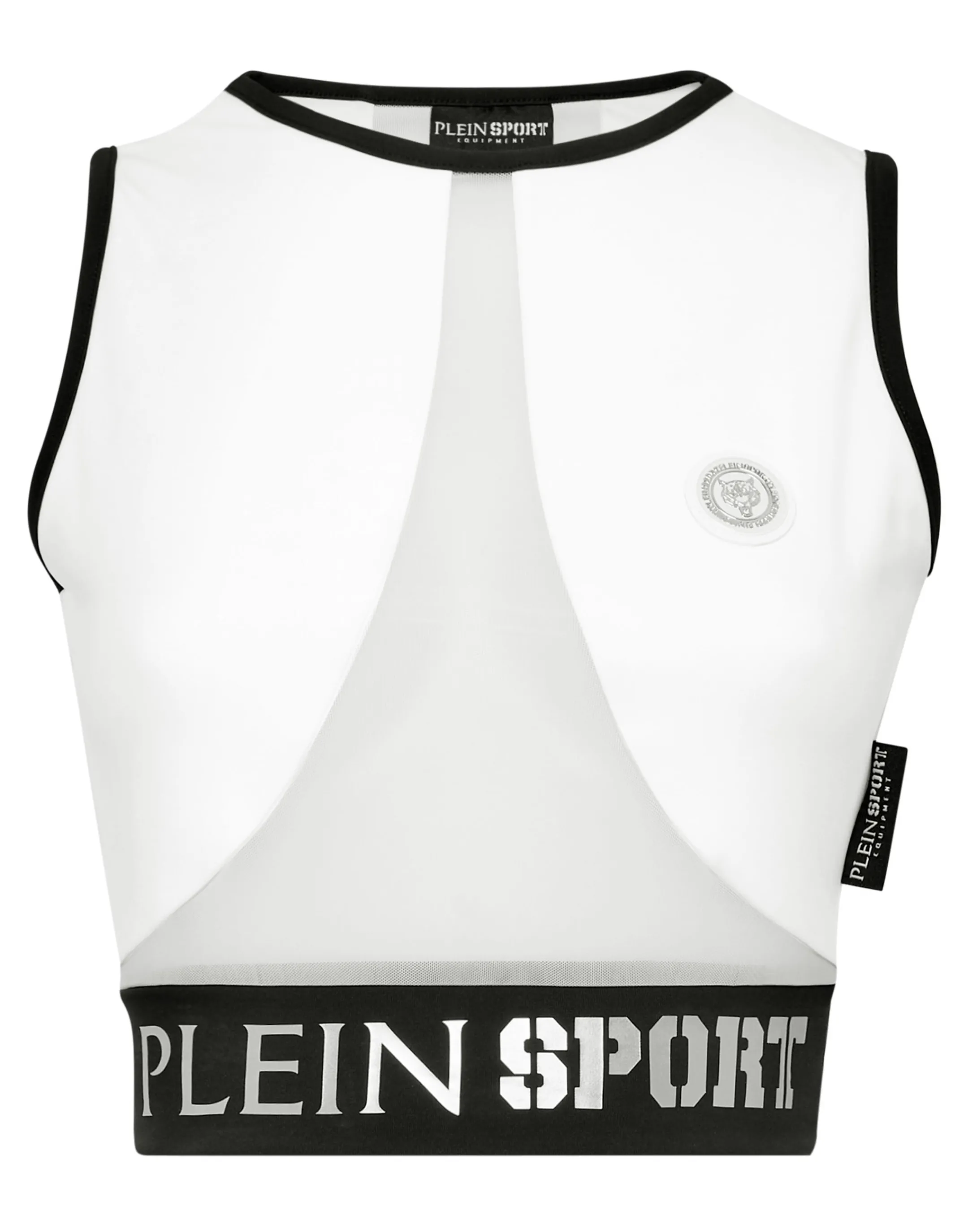 New Plein Sport Crop Top White