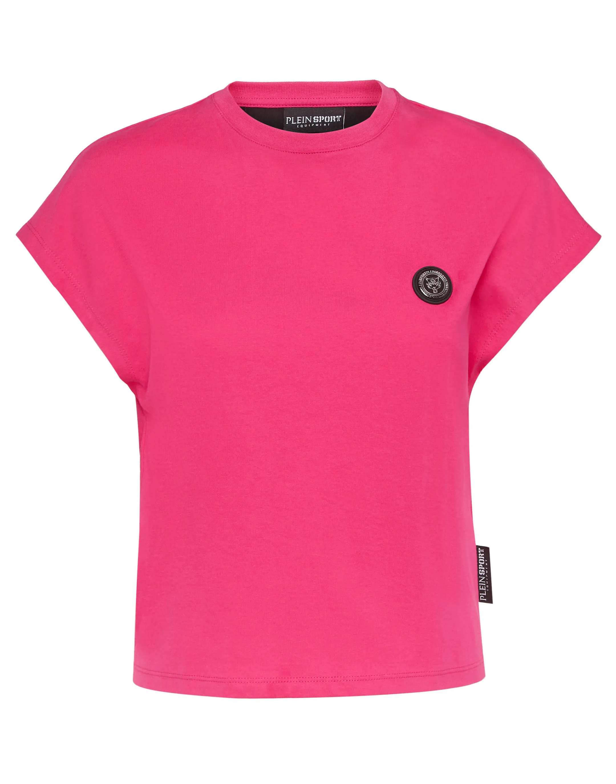 Cheap Plein Sport Cropped T-Shirt Basic Fuxia