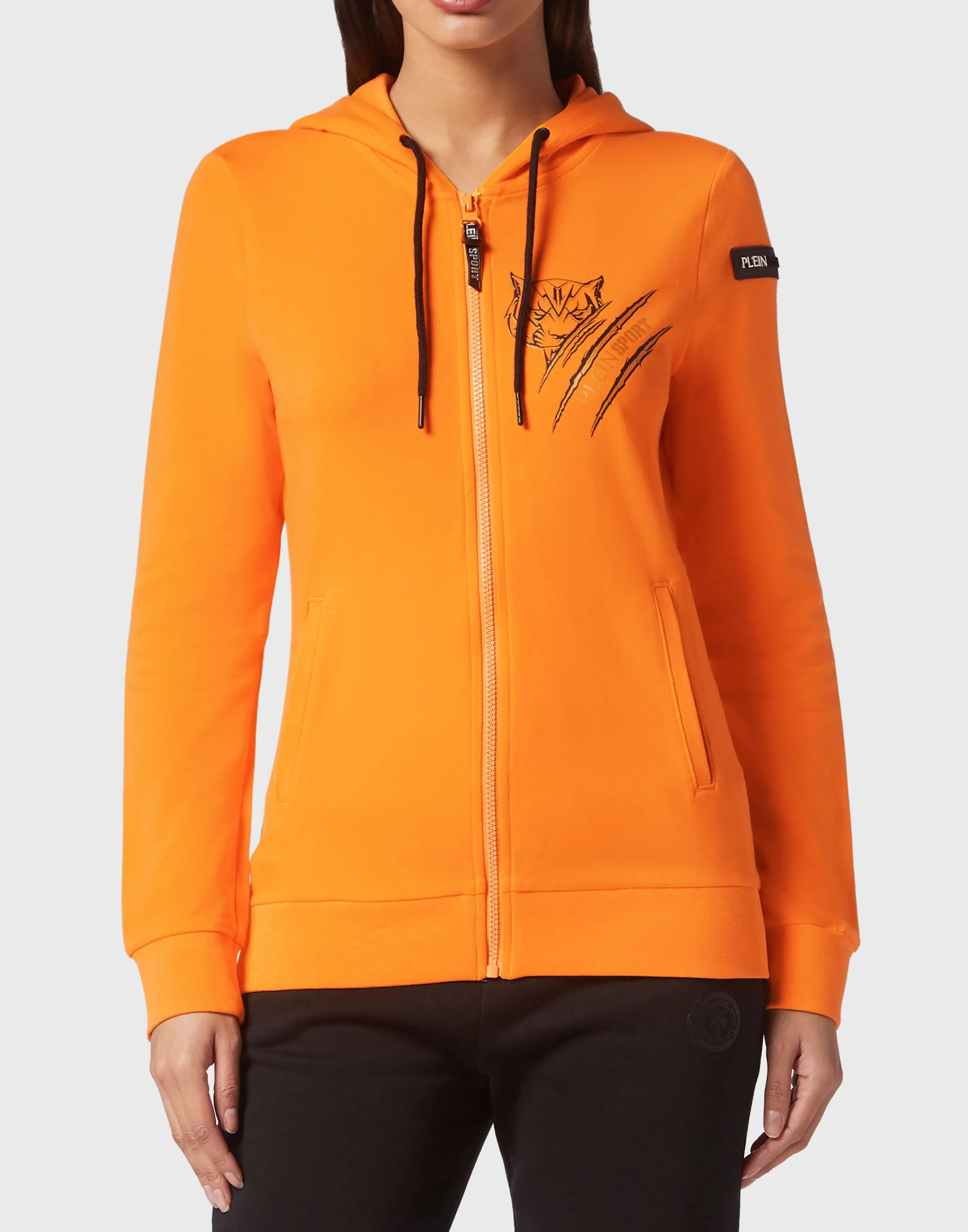 New Plein Sport Hoodie Sweatjacket Orange