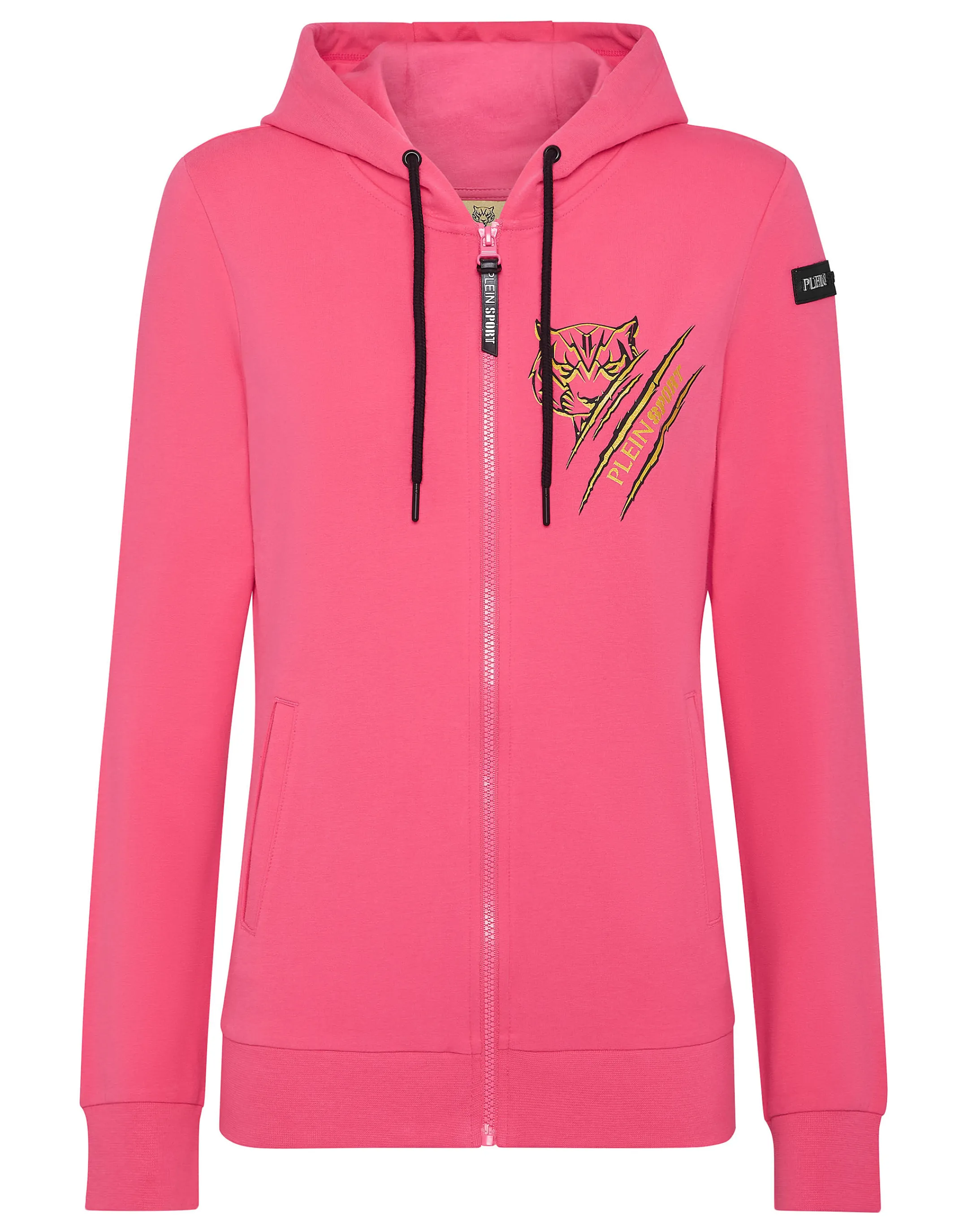 Best Plein Sport Hoodie Sweatjacket Fuxia