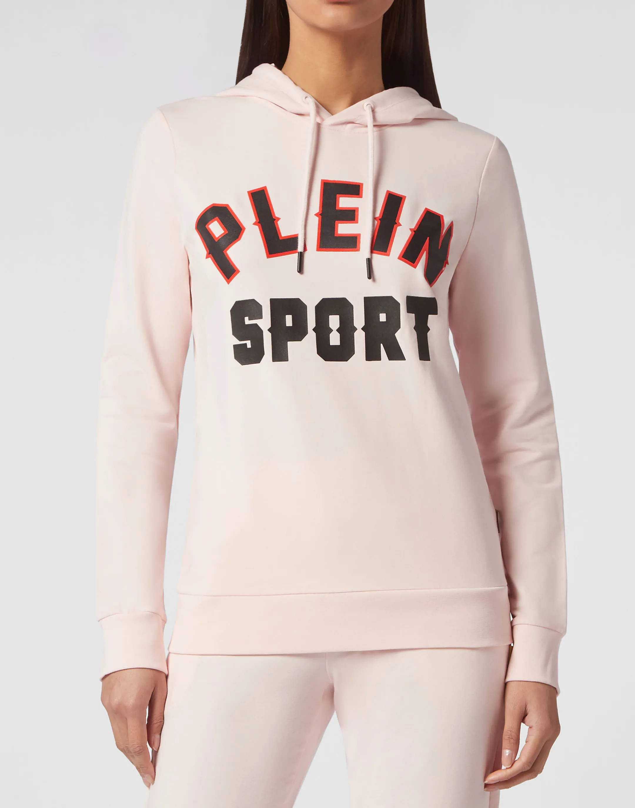 Outlet Plein Sport Hoodie Sweatshirt Rose / Pink