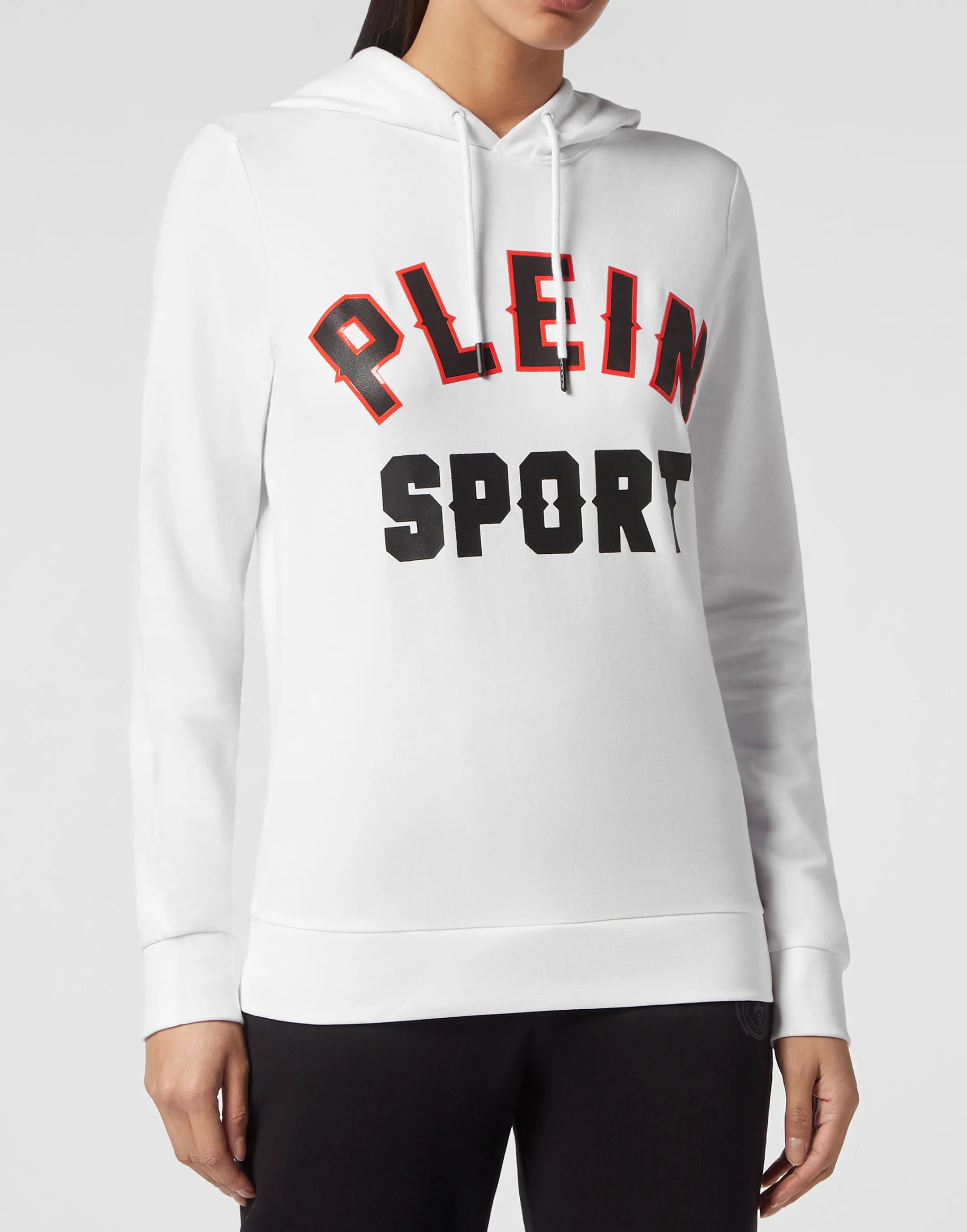 Cheap Plein Sport Hoodie Sweatshirt White