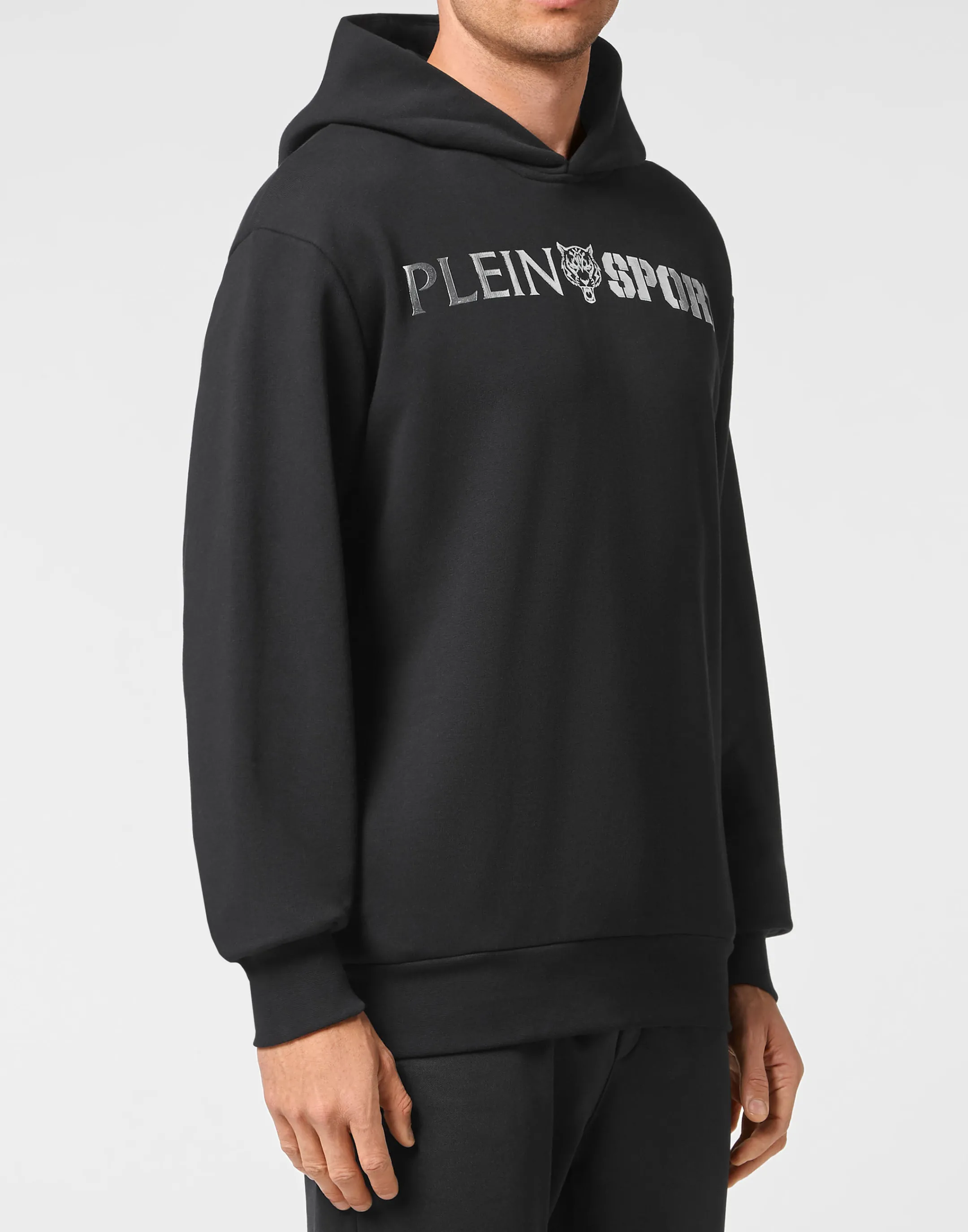 Best Plein Sport Hoodie Sweatshirt Statement Black/Silver