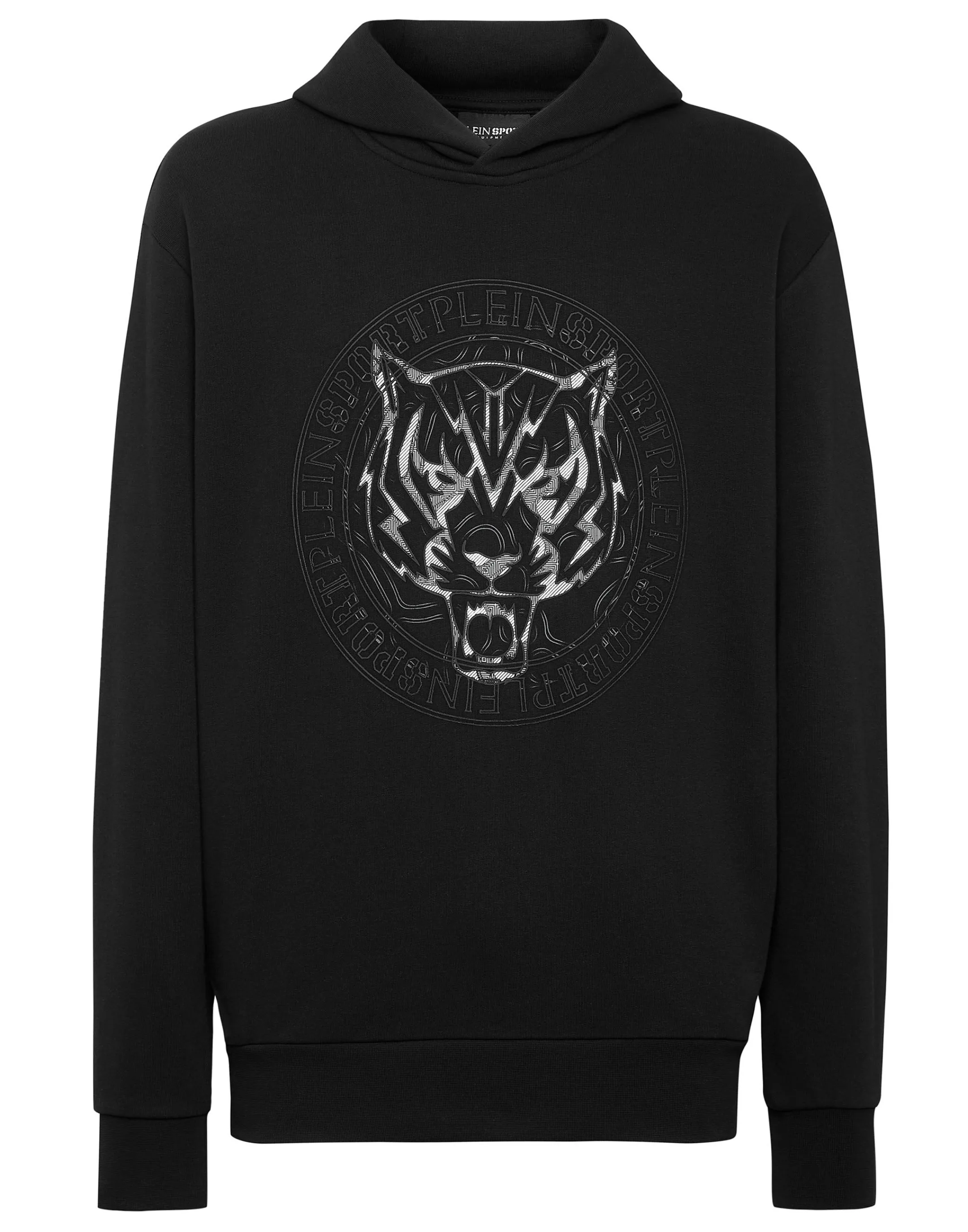 Shop Plein Sport Hoodie Sweatshirt Tiger Black / Black