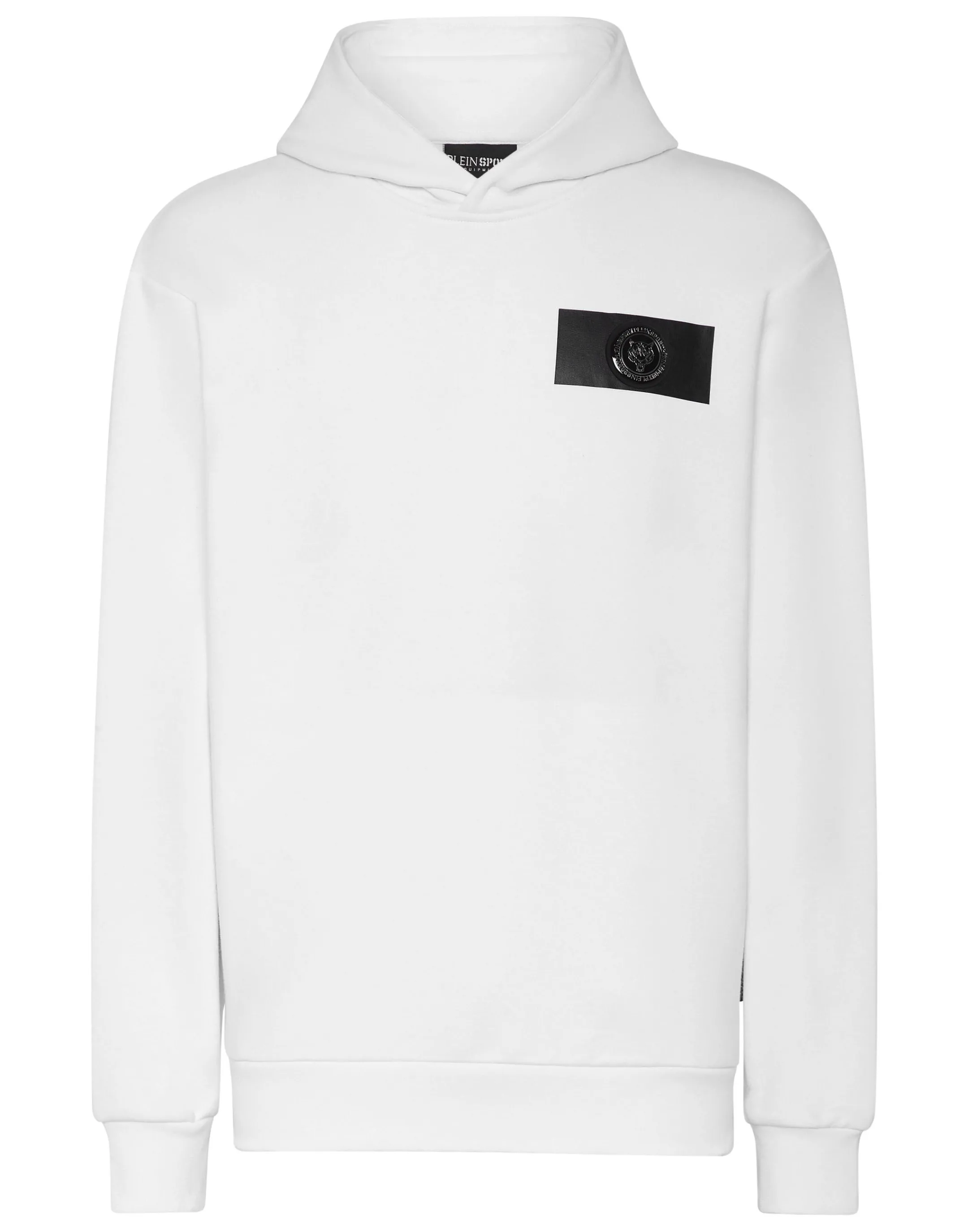 Hot Plein Sport Hoodie Sweatshirt Tiger Crest Edition White