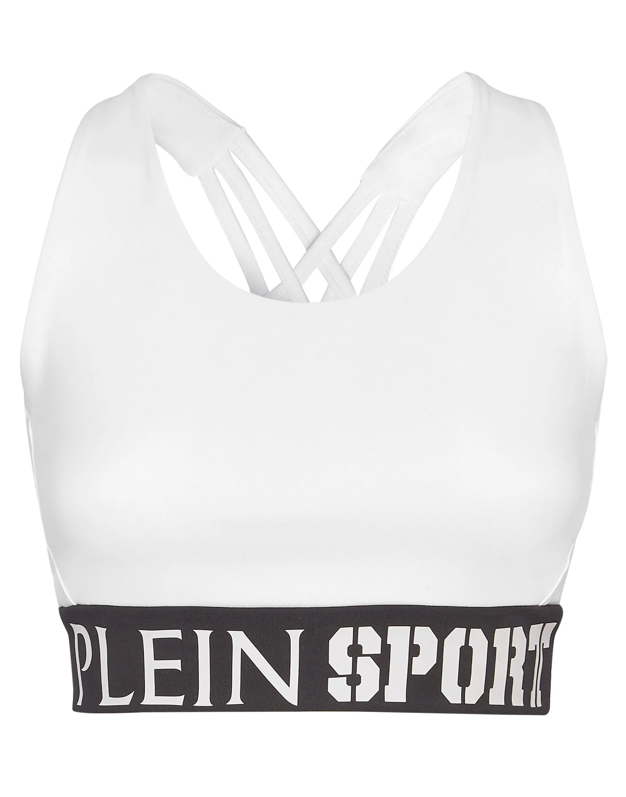 Online Plein Sport Jogging Bra White