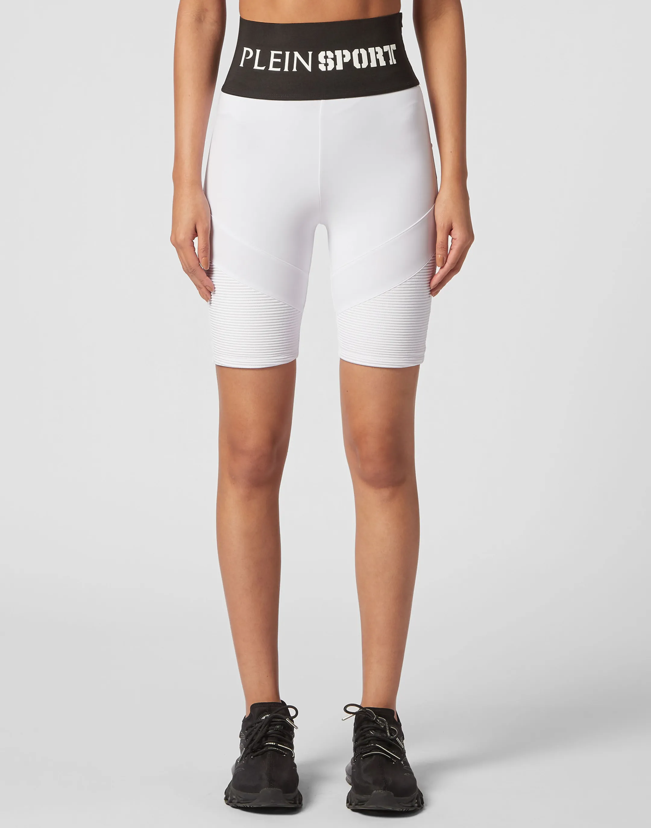 Outlet Plein Sport Jogging Cyclist Leggings White