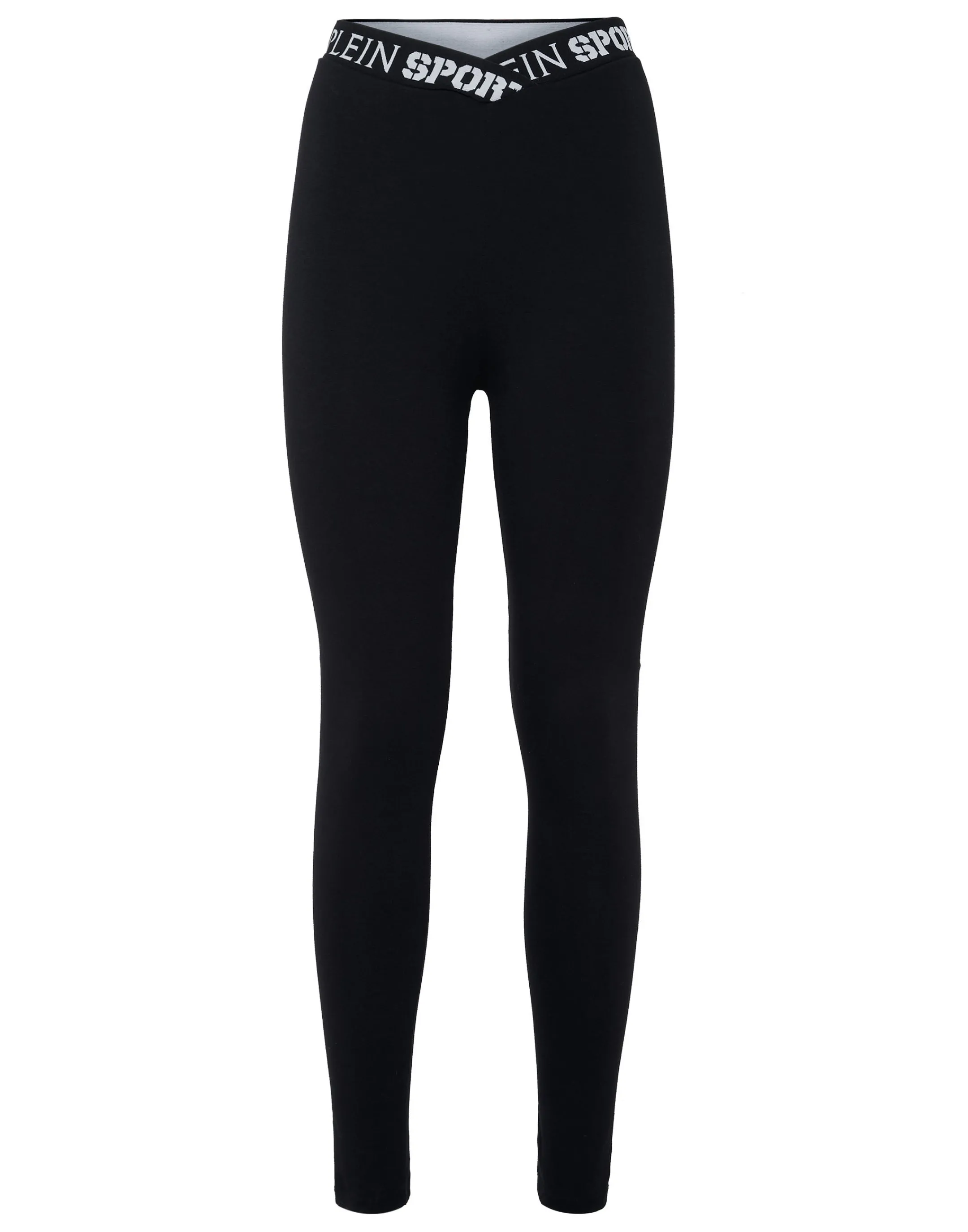 Shop Plein Sport Jogging Leggings Black