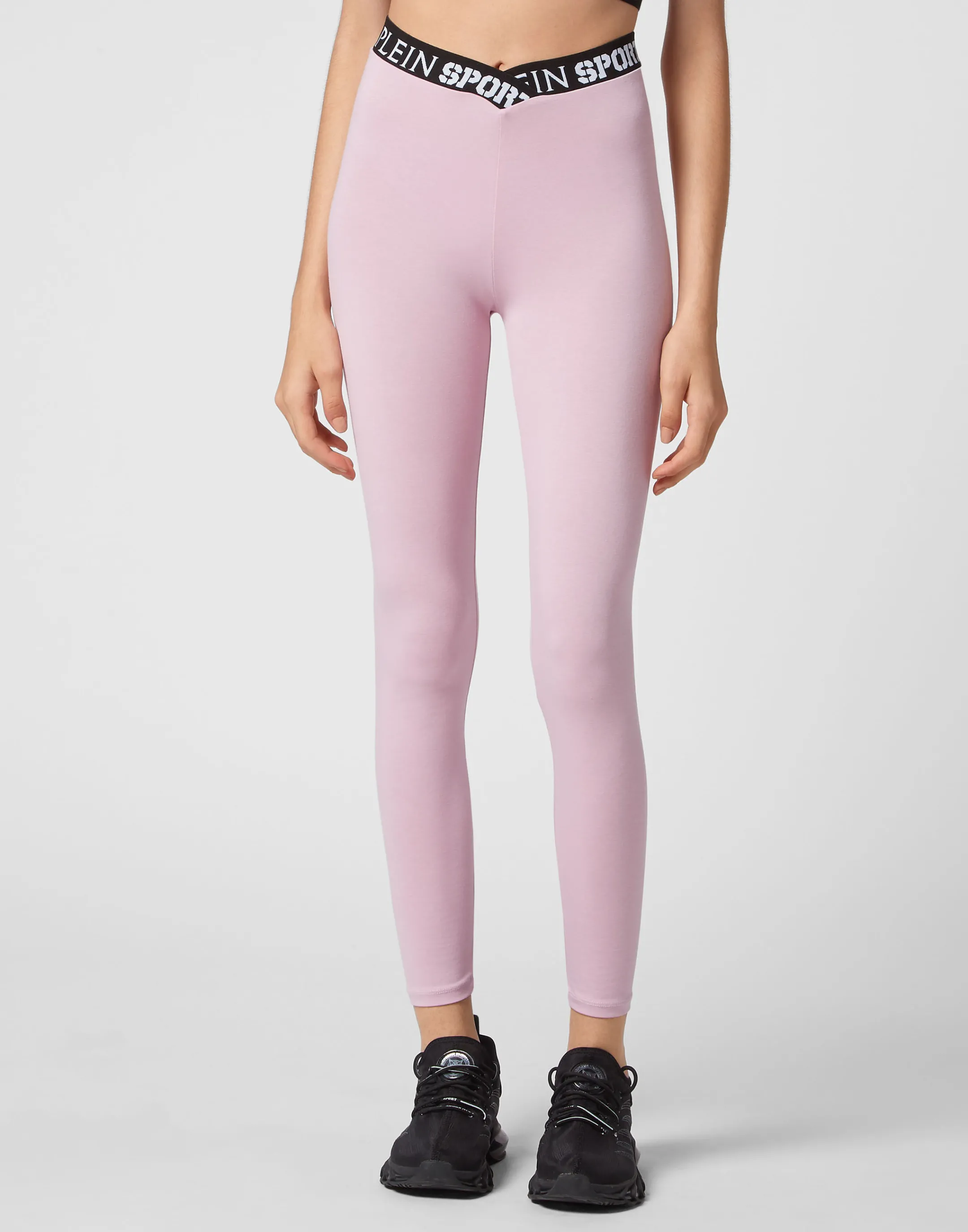 Outlet Plein Sport Jogging Leggings Rose / Pink