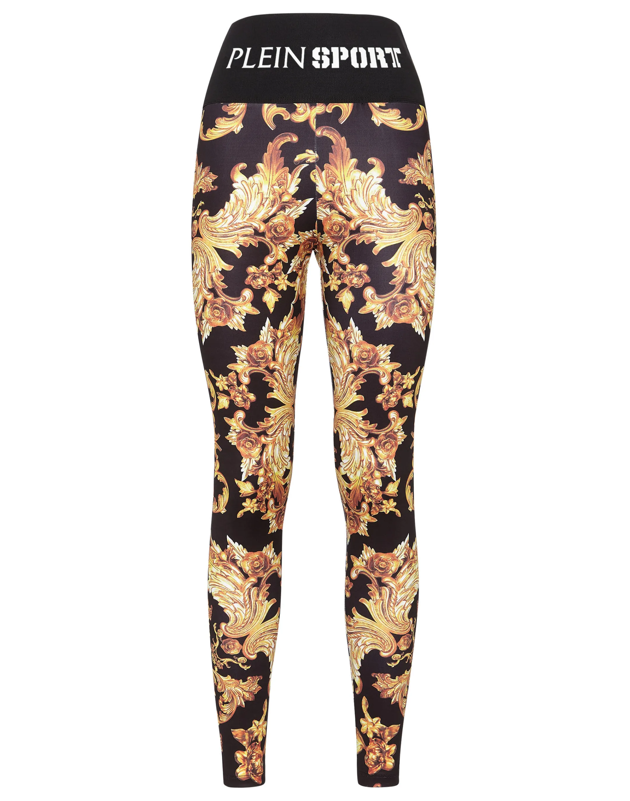 Cheap Plein Sport Jogging Leggings Baroque Black / Gold