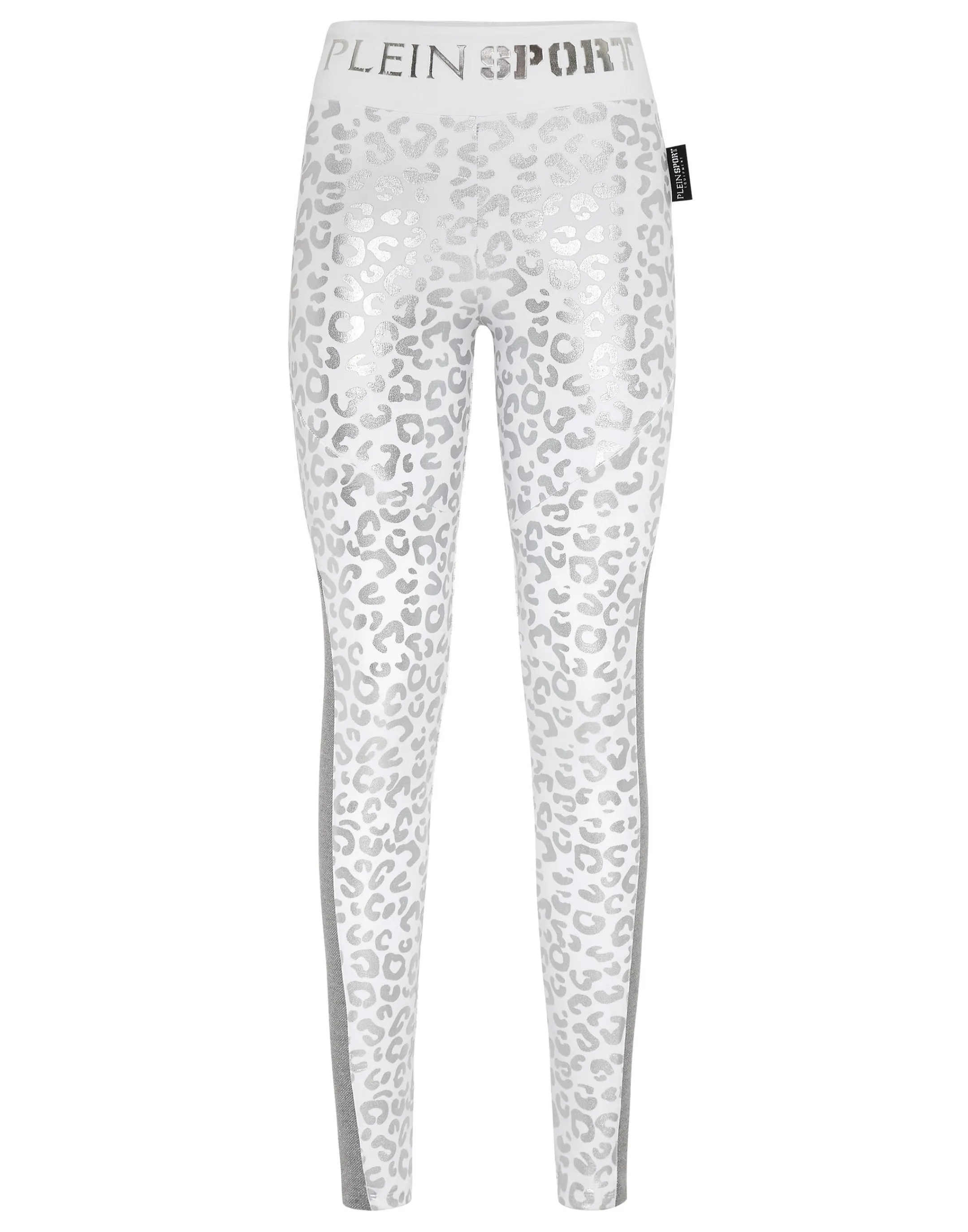 Flash Sale Plein Sport Jogging Leggings Leopard Silver