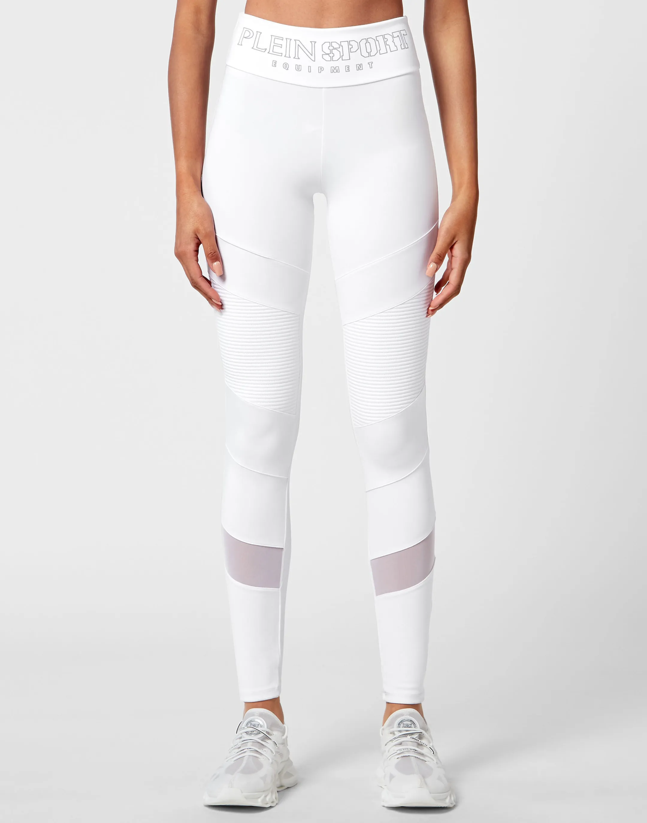 Best Sale Plein Sport Jogging Leggings Statement White