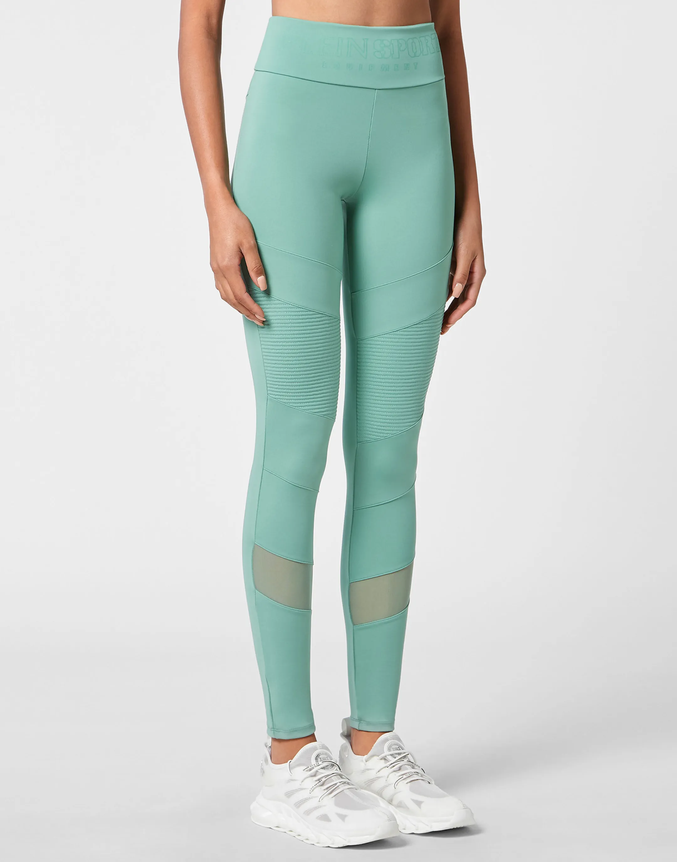 Clearance Plein Sport Jogging Leggings Statement Green