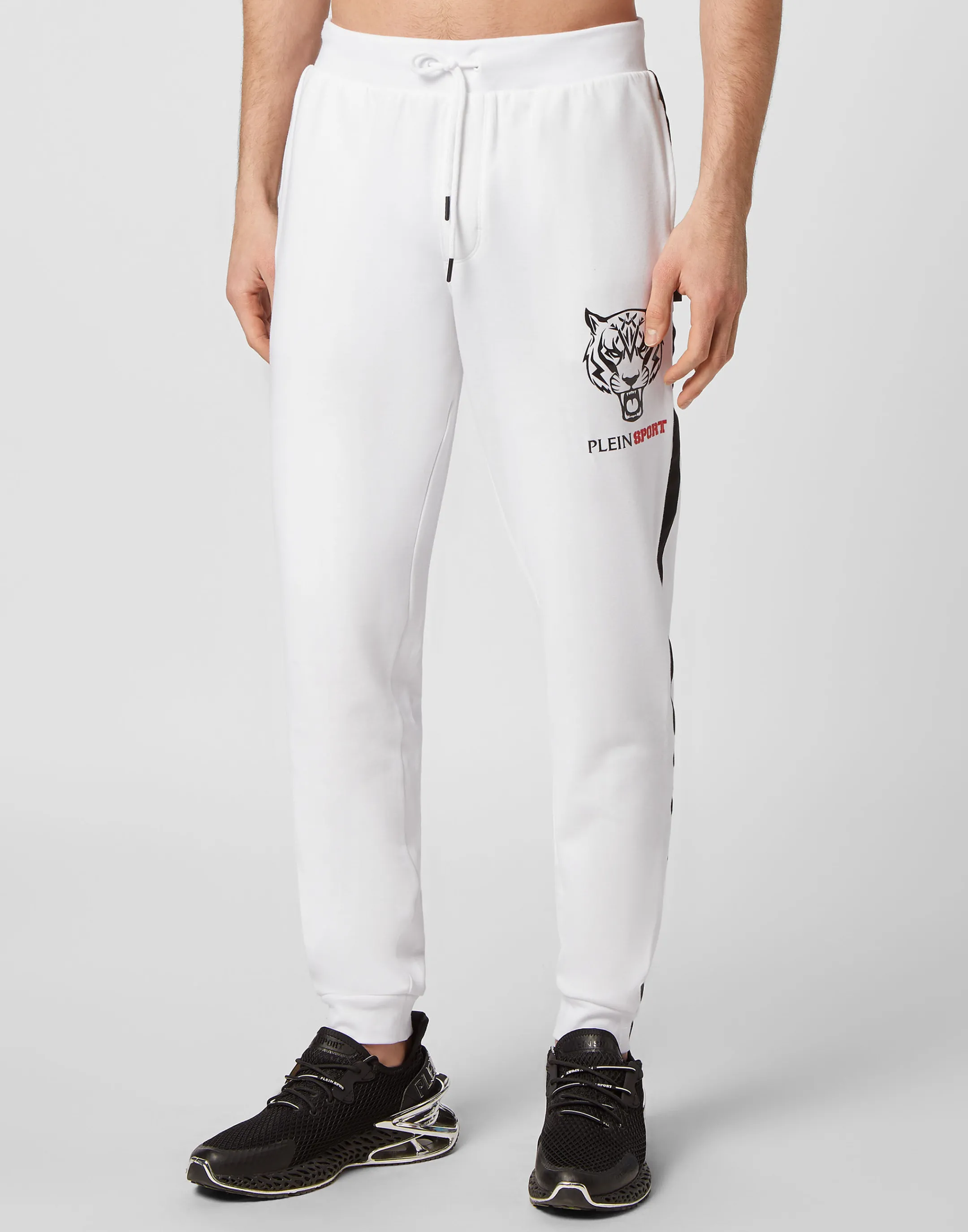 Hot Plein Sport Jogging Pants White