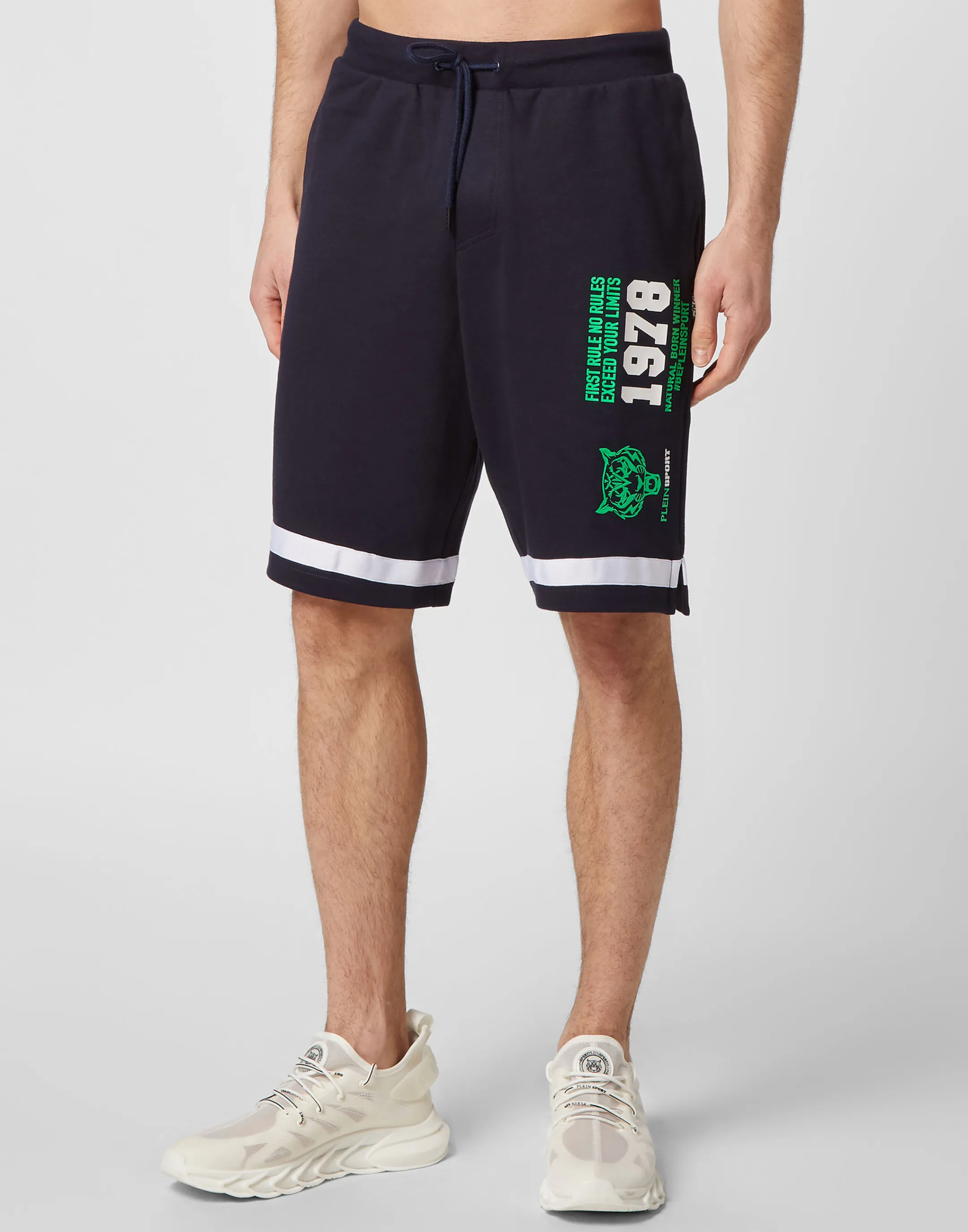 Hot Plein Sport Jogging Short Pants Navy