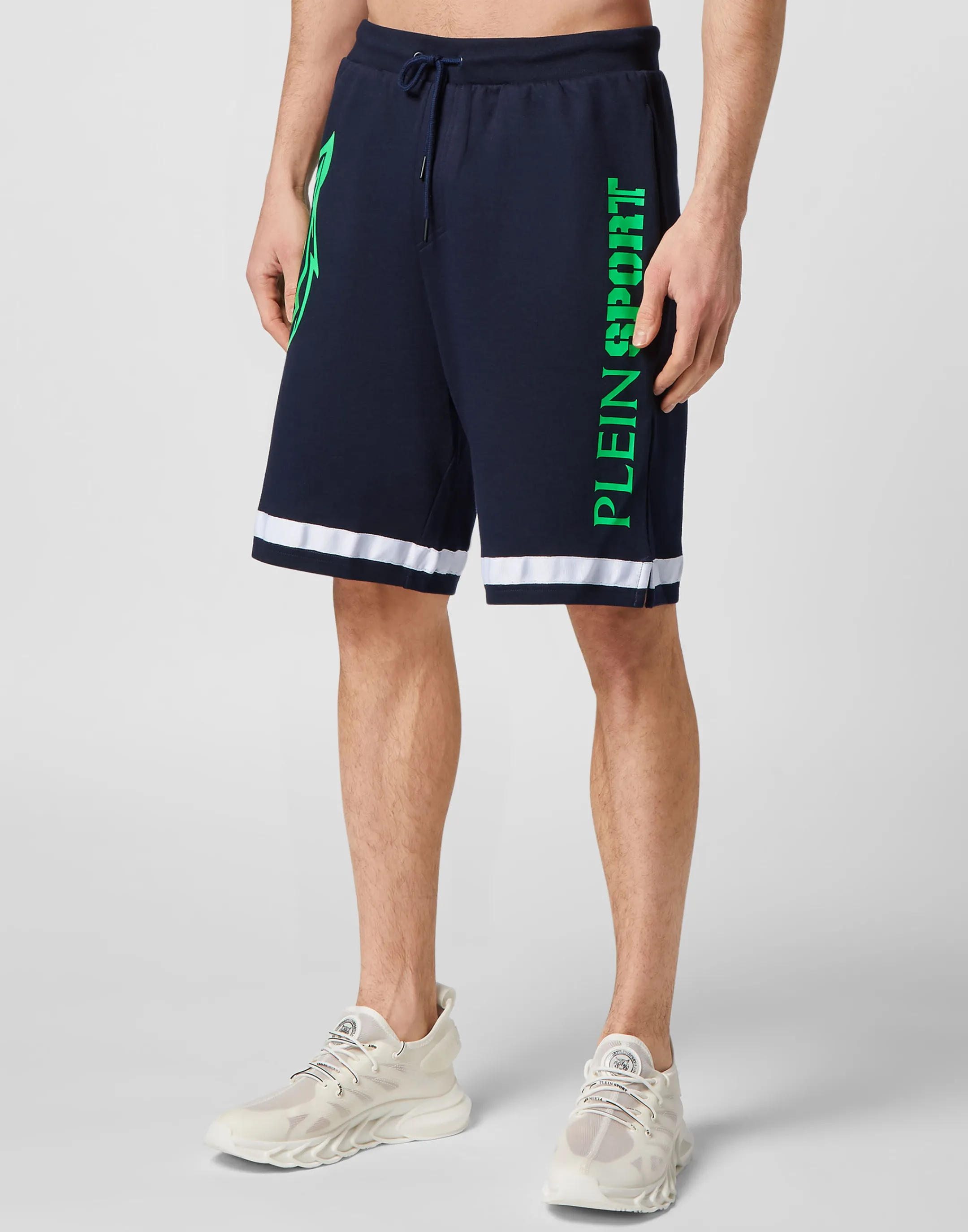 Shop Plein Sport Jogging Short Pants Navy