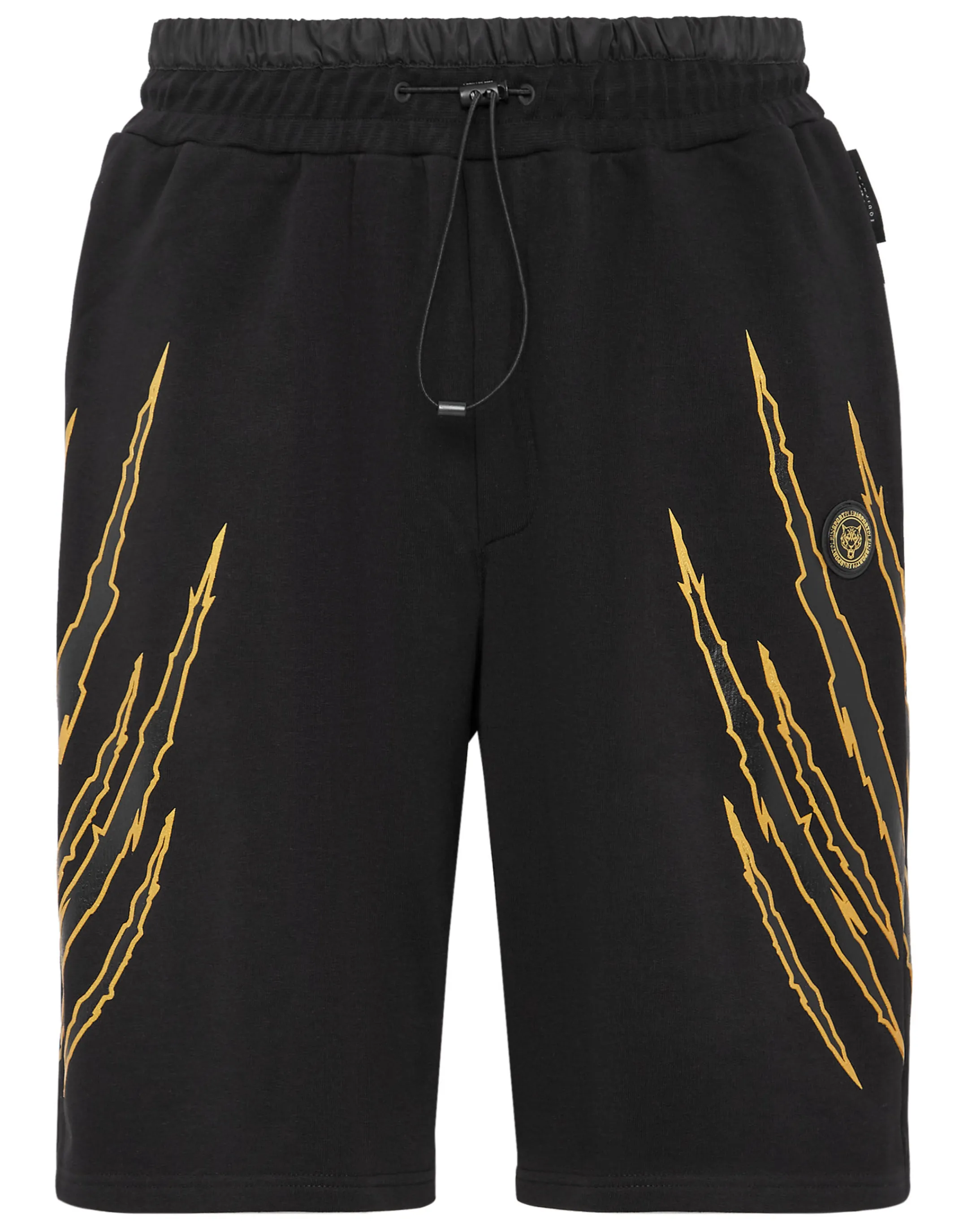 Cheap Plein Sport Jogging Shorts Scratch Black / Gold