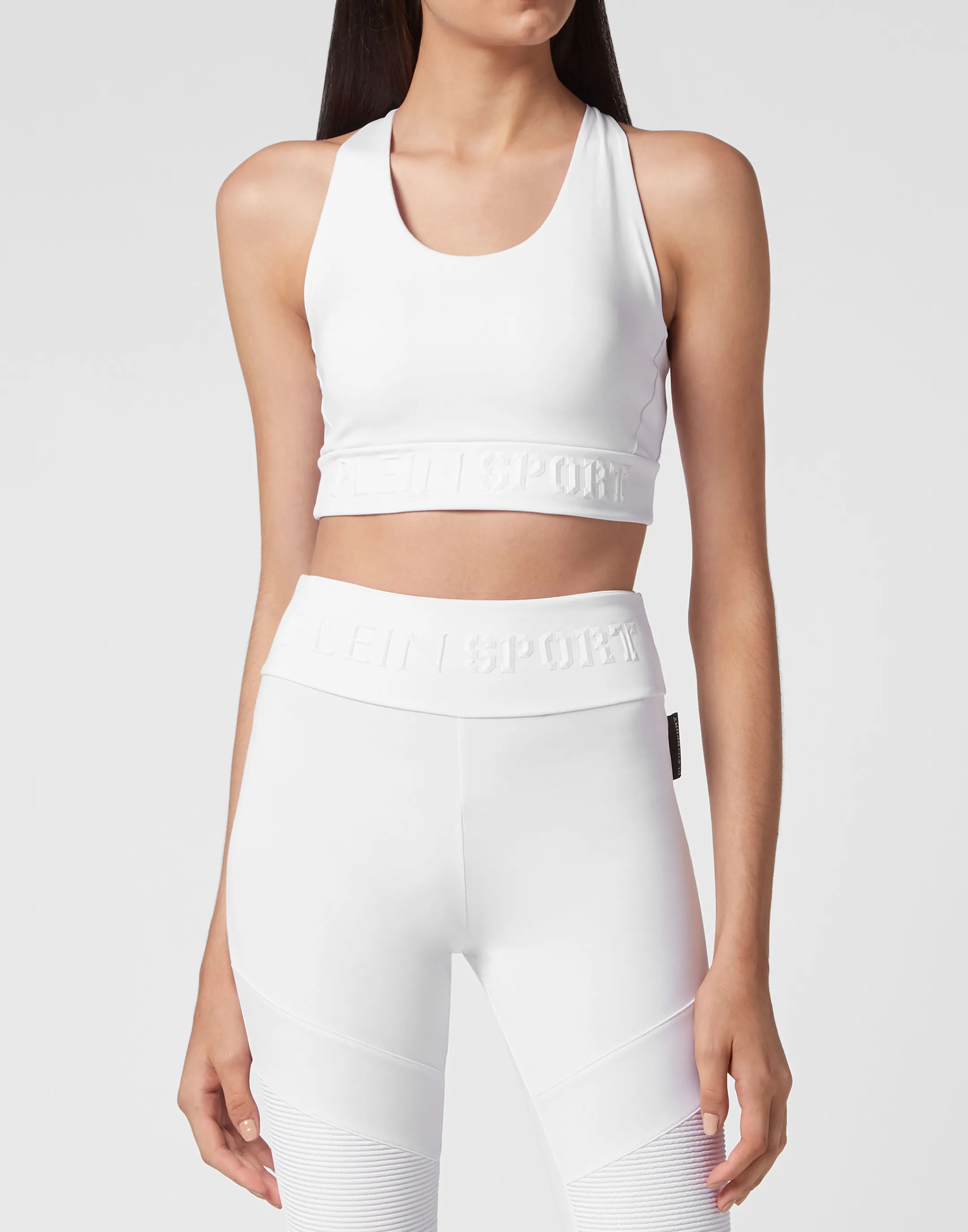 Sale Plein Sport Jogging Top White