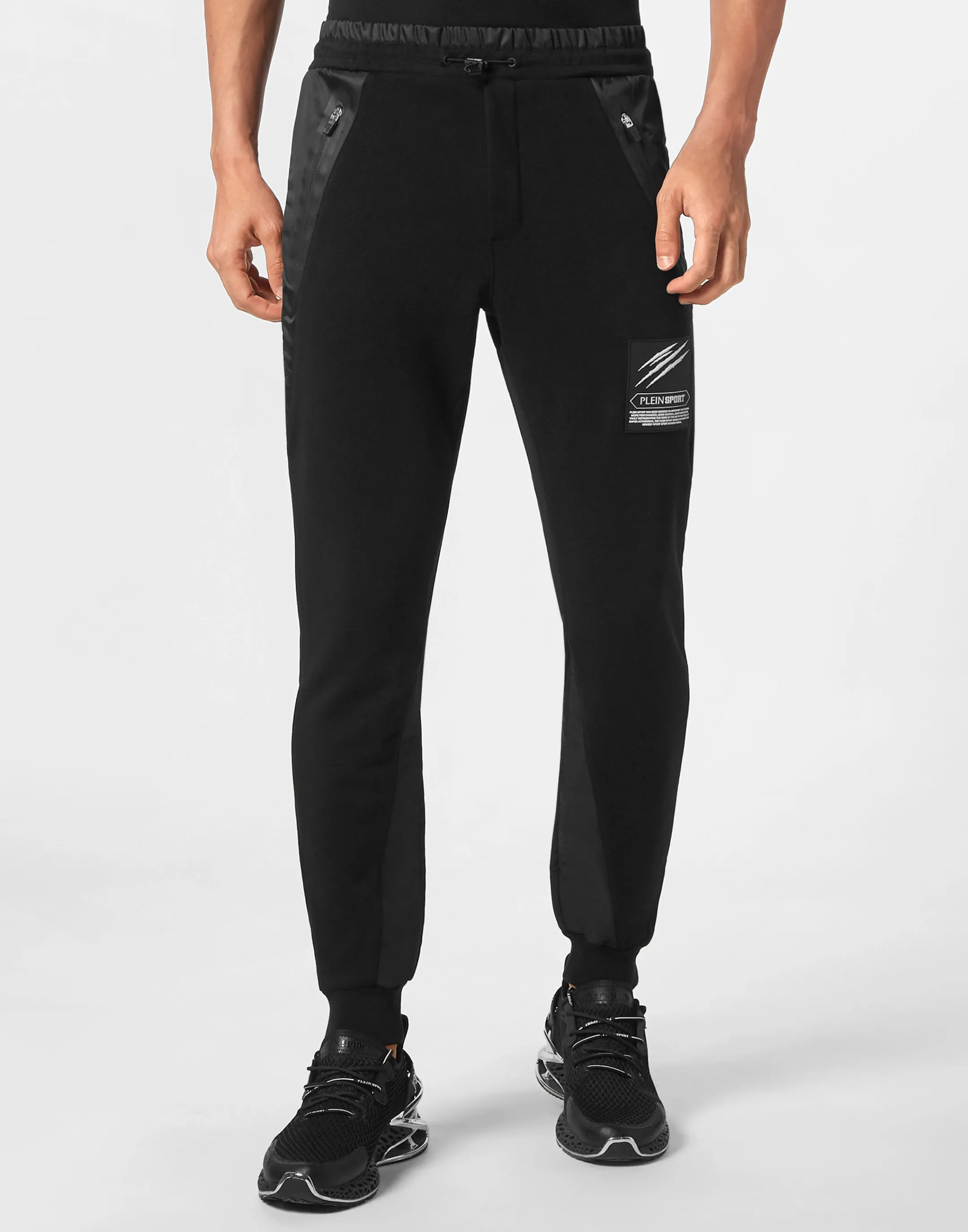 Best Sale Plein Sport Jogging Tracksuit: Sweatjacket/Trousers Black