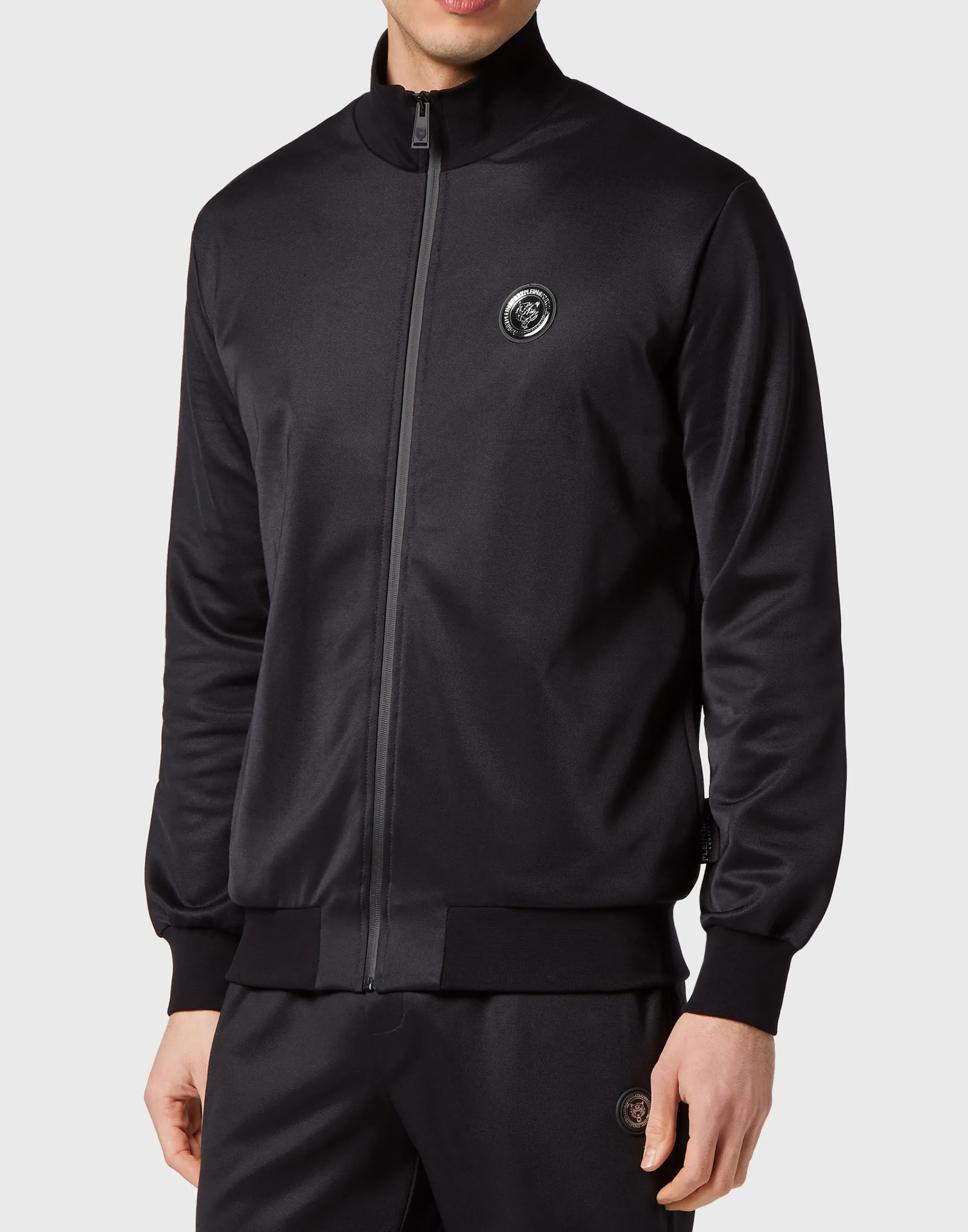 Flash Sale Plein Sport Jogging Tracksuit:Top/Trousers Tiger Black+Green Fluo