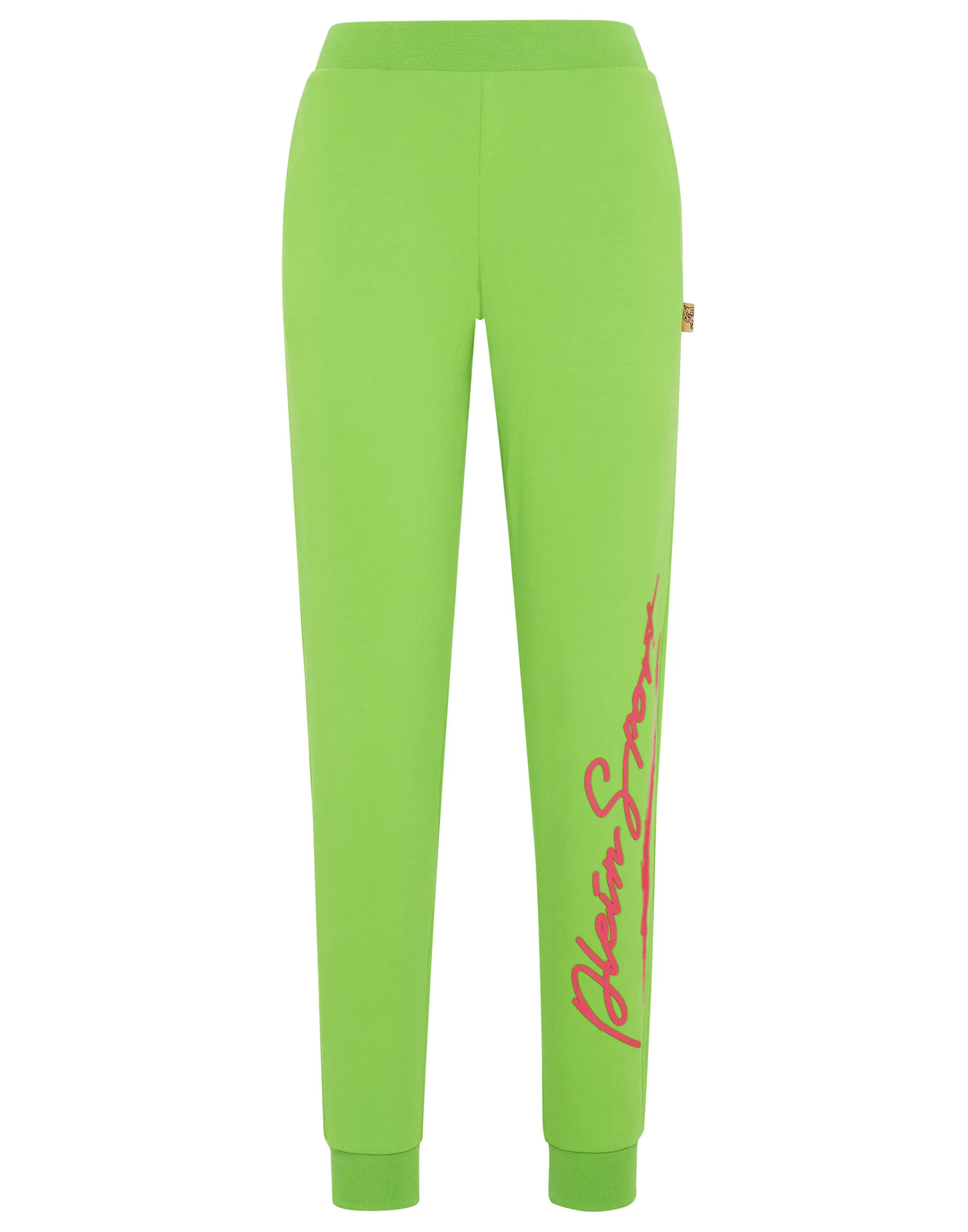 Shop Plein Sport Jogging Trousers Green Fluo