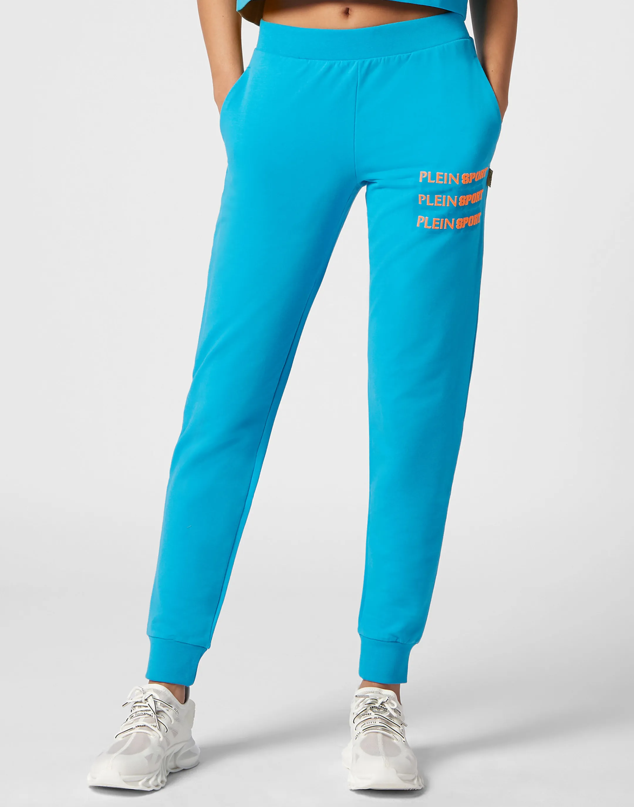 New Plein Sport Jogging Trousers Middle Blue