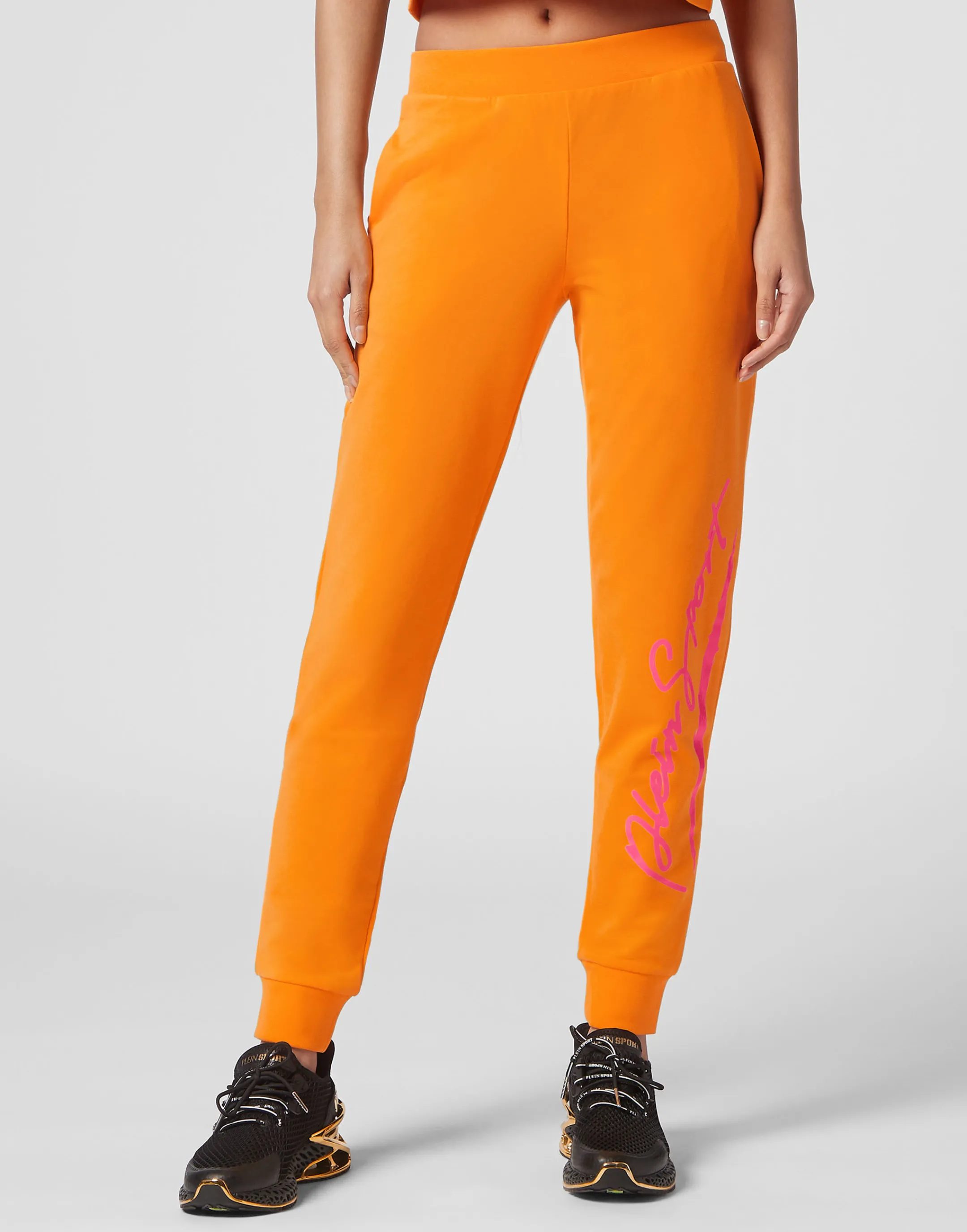 Cheap Plein Sport Jogging Trousers Orange