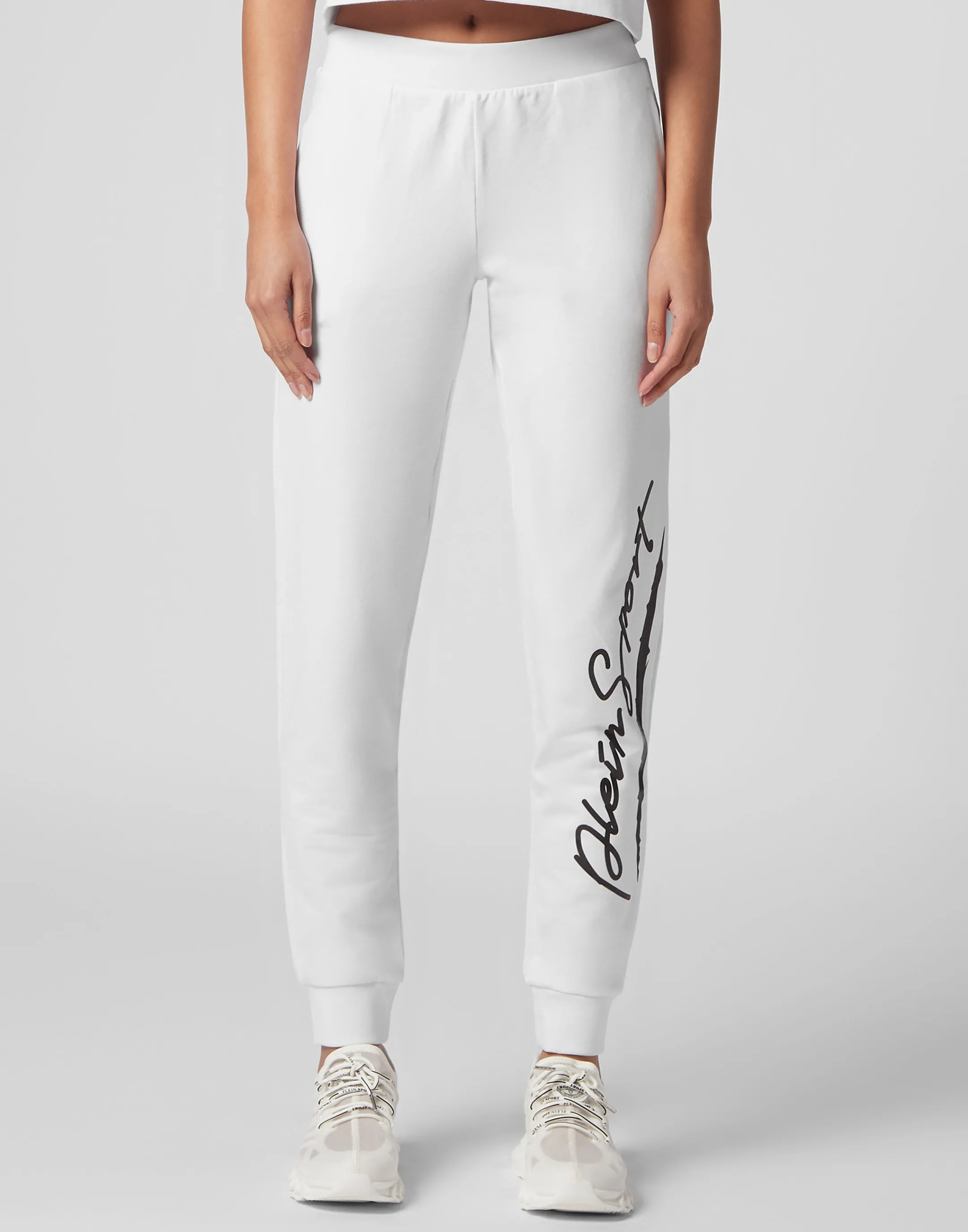 Cheap Plein Sport Jogging Trousers White