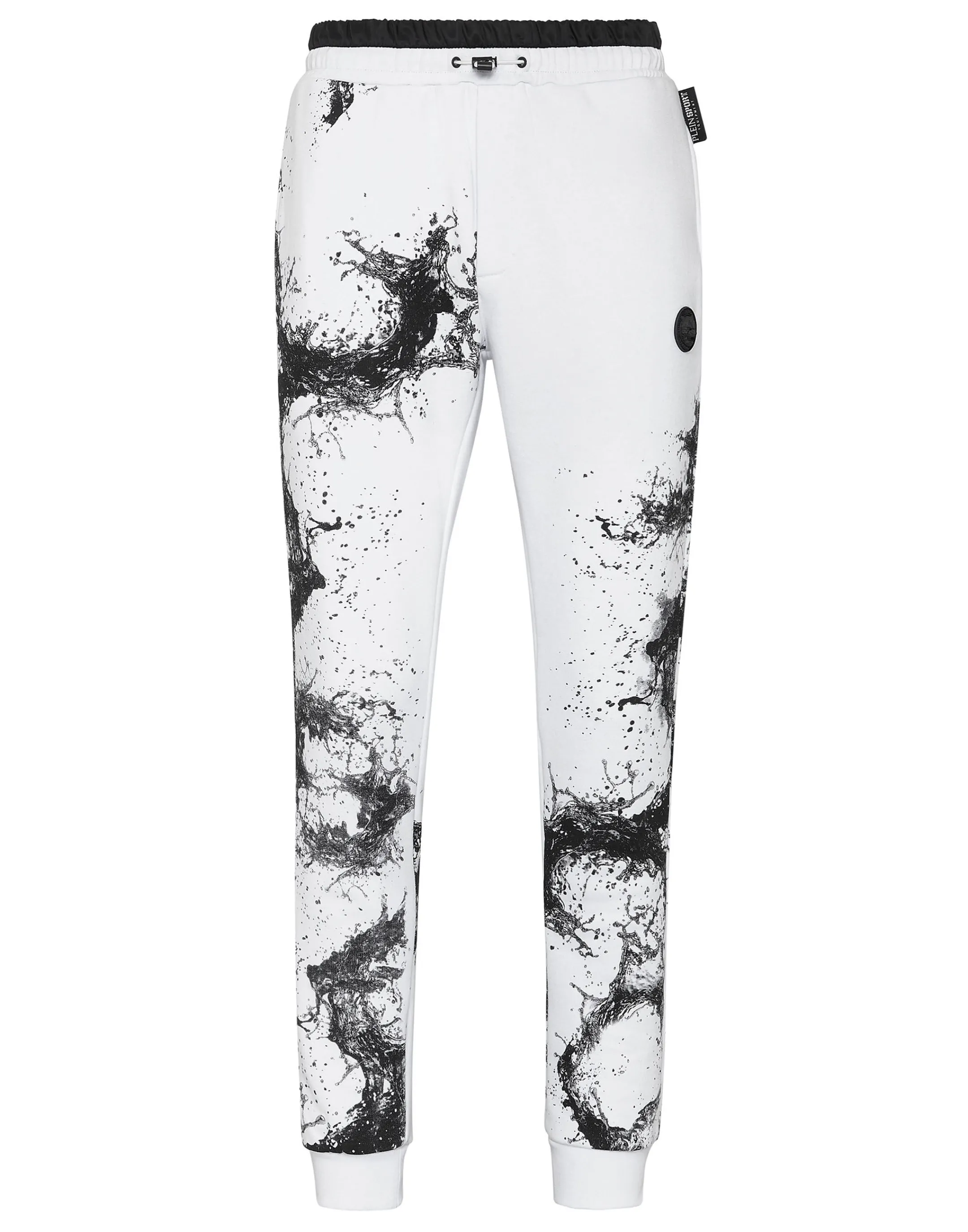 Shop Plein Sport Jogging Trousers Splash Extreme White