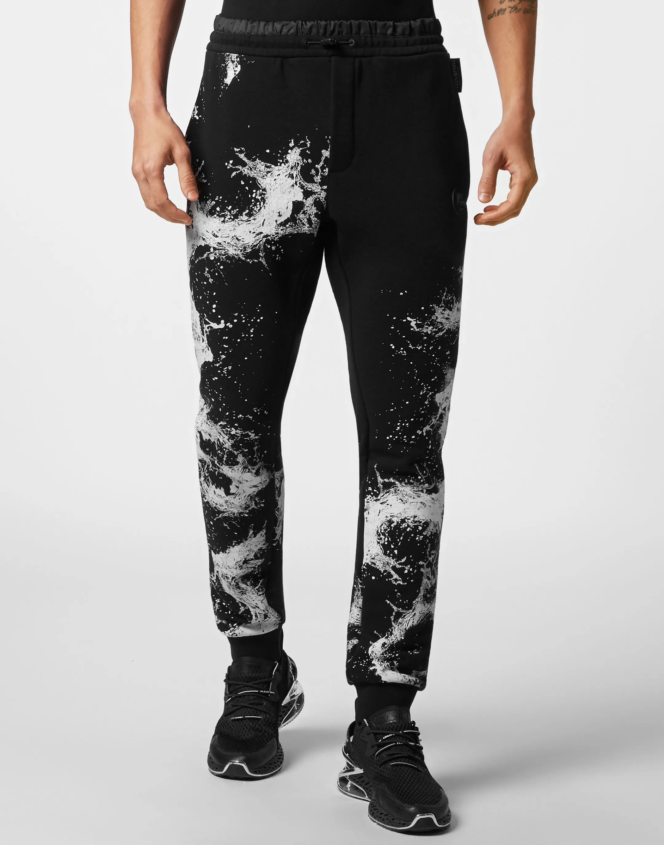 Best Sale Plein Sport Jogging Trousers Splash Extreme Black