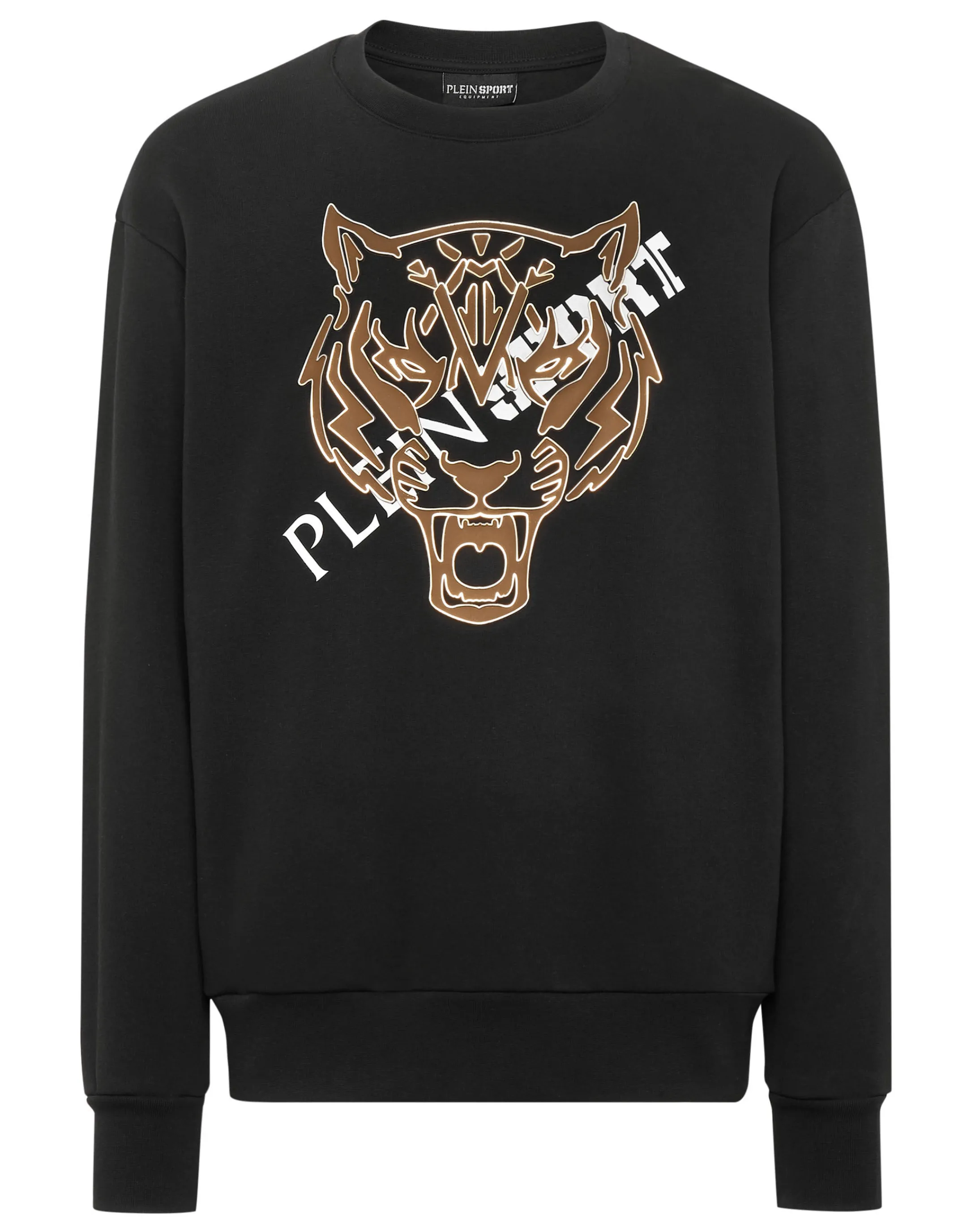 Shop Plein Sport Longsleeve Sweatshirt Tiger Black / Gold