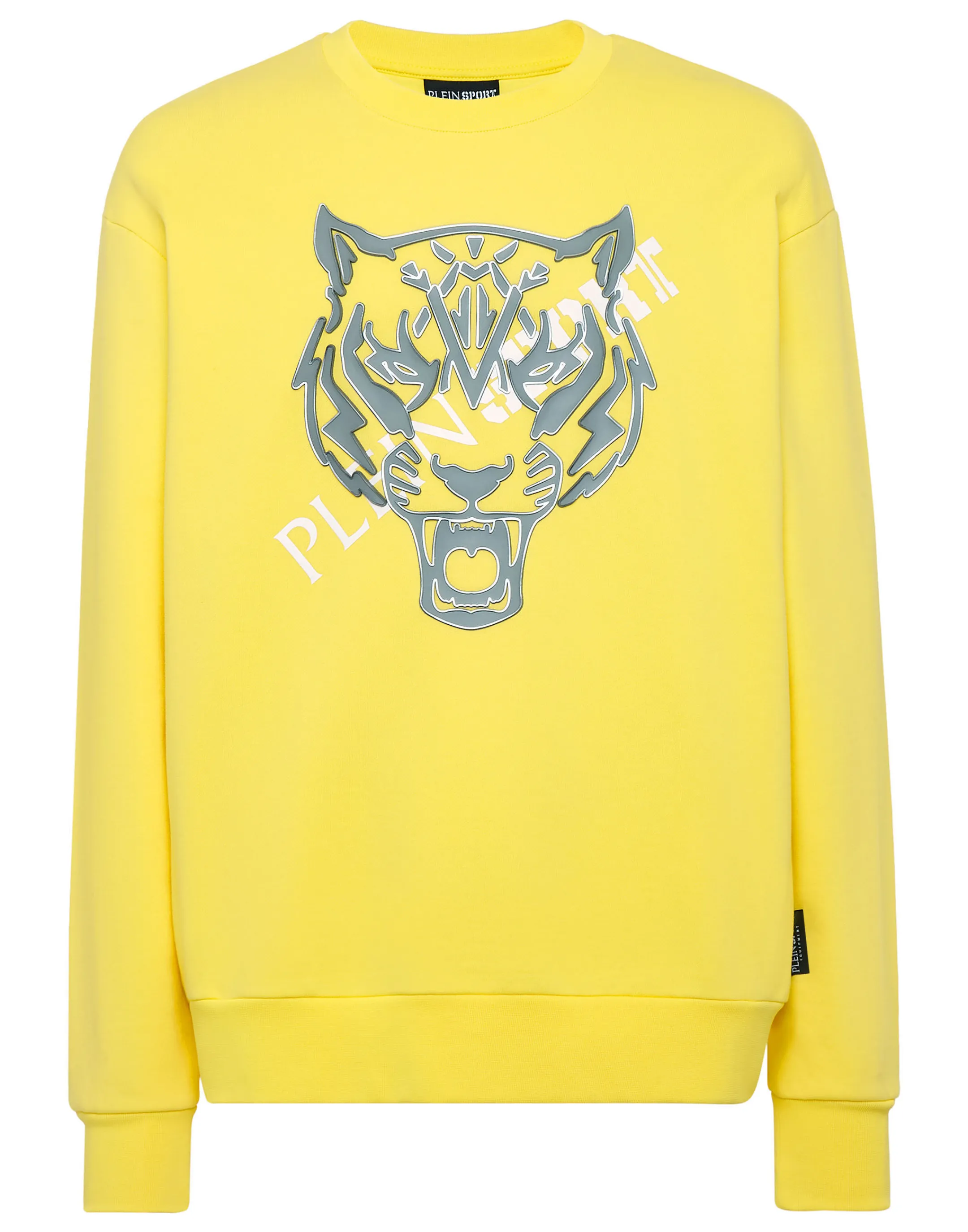 Shop Plein Sport Longsleeve Sweatshirt Tiger Yellow