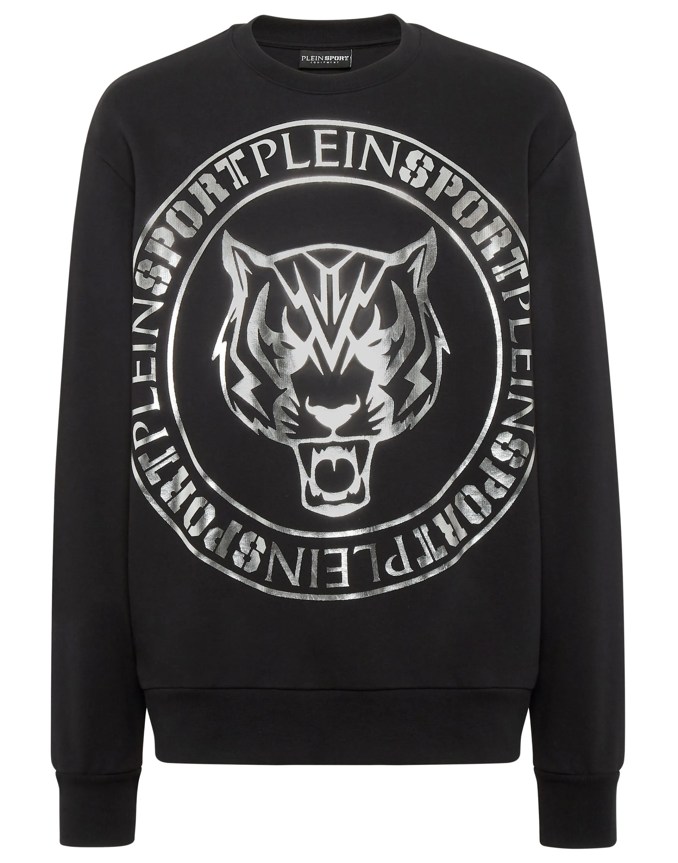 Cheap Plein Sport Longsleeve Sweatshirt Tiger Black/Silver