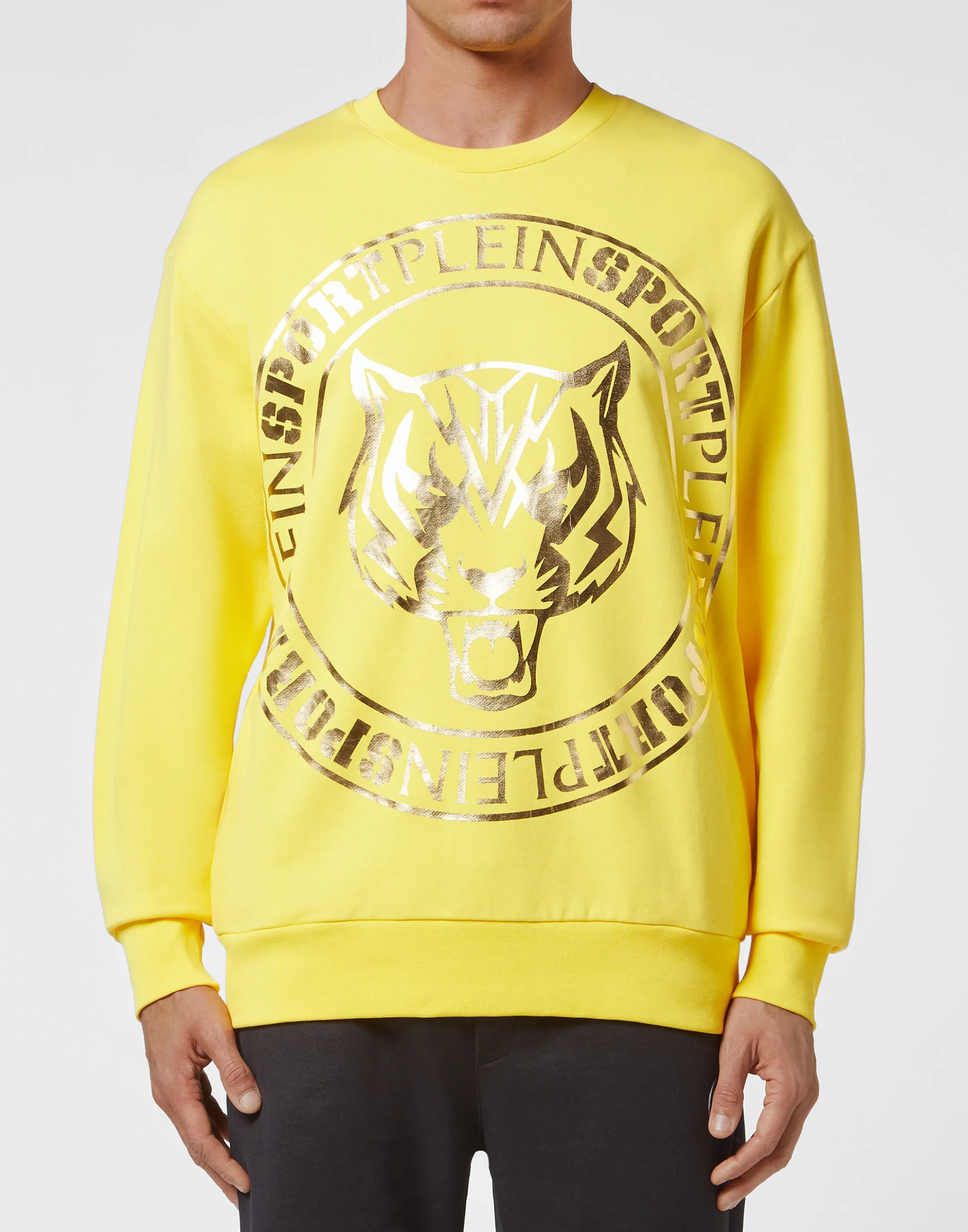 Flash Sale Plein Sport Longsleeve Sweatshirt Tiger Yellow