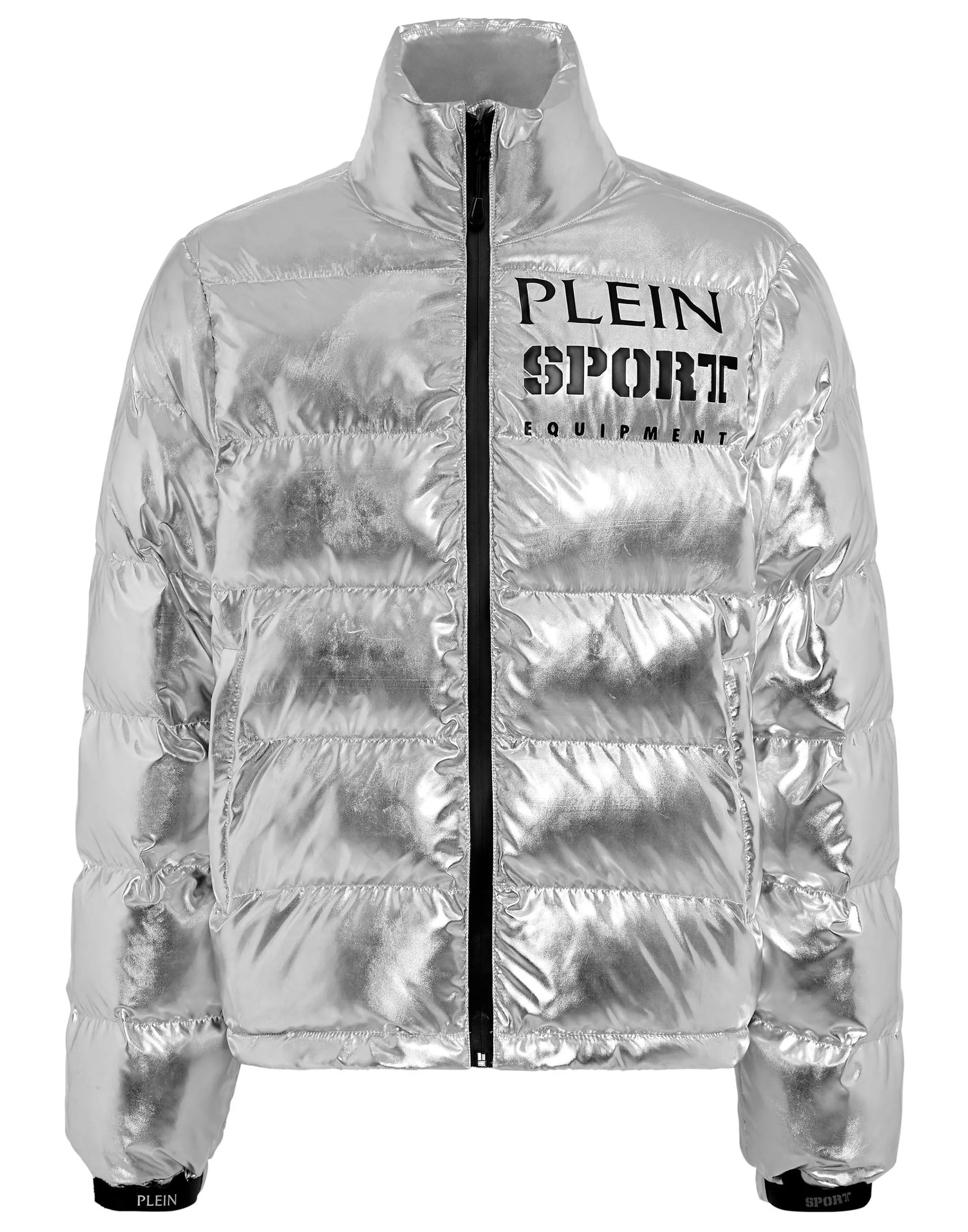 Store Plein Sport Nylon Jacket Statement Silver