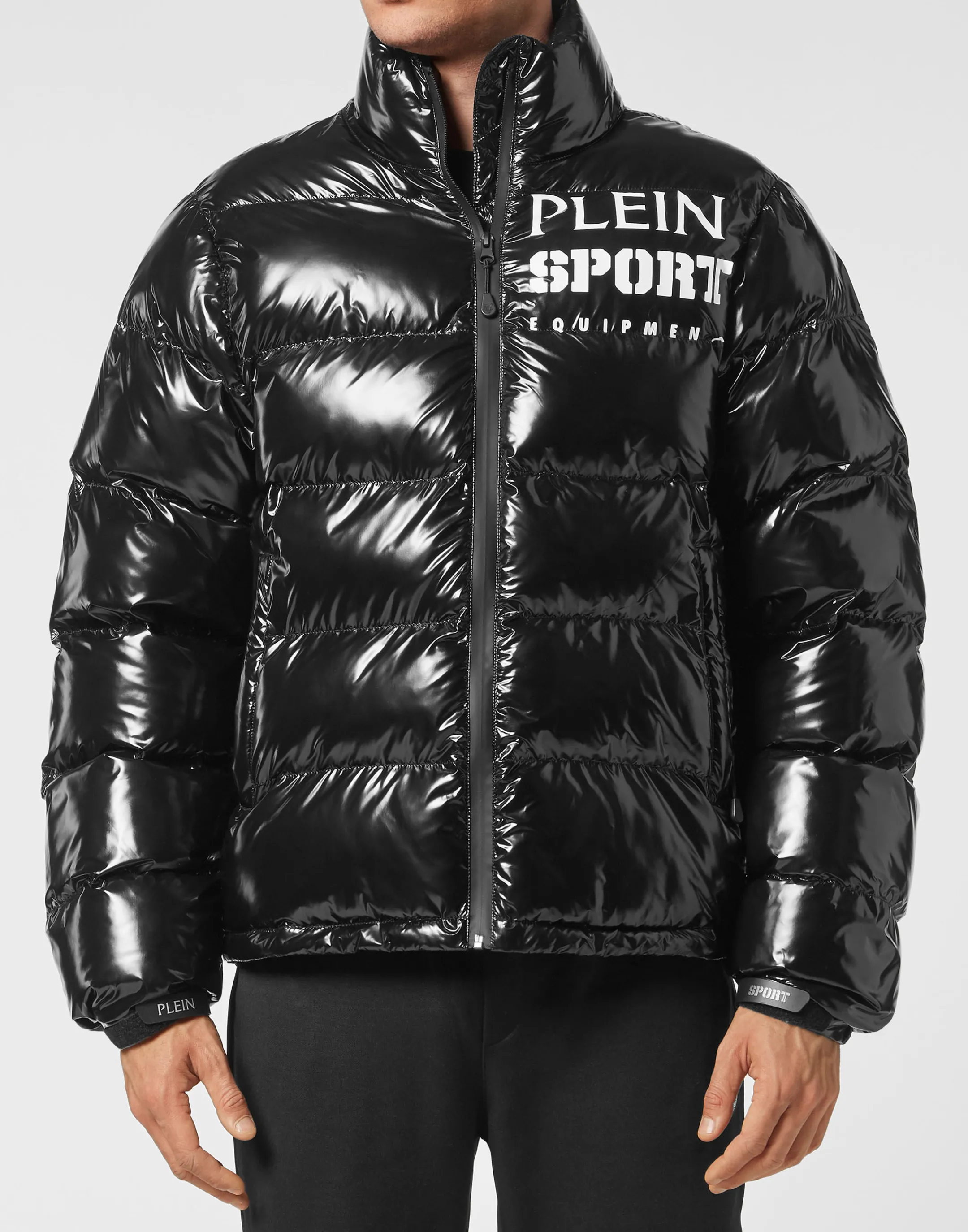 Fashion Plein Sport Nylon Jacket Statement Black