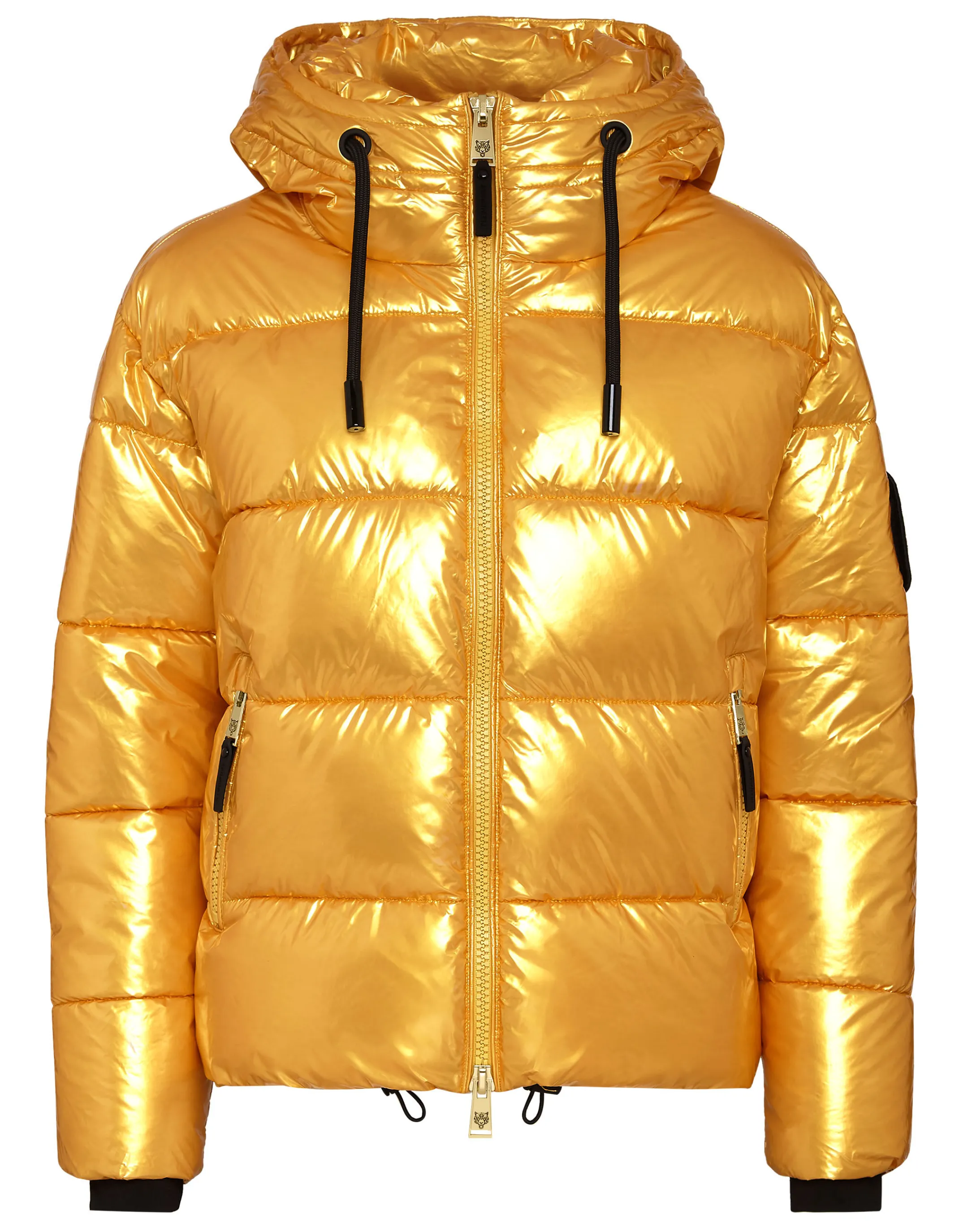 New Plein Sport Outerwear Jacket Woman Gold