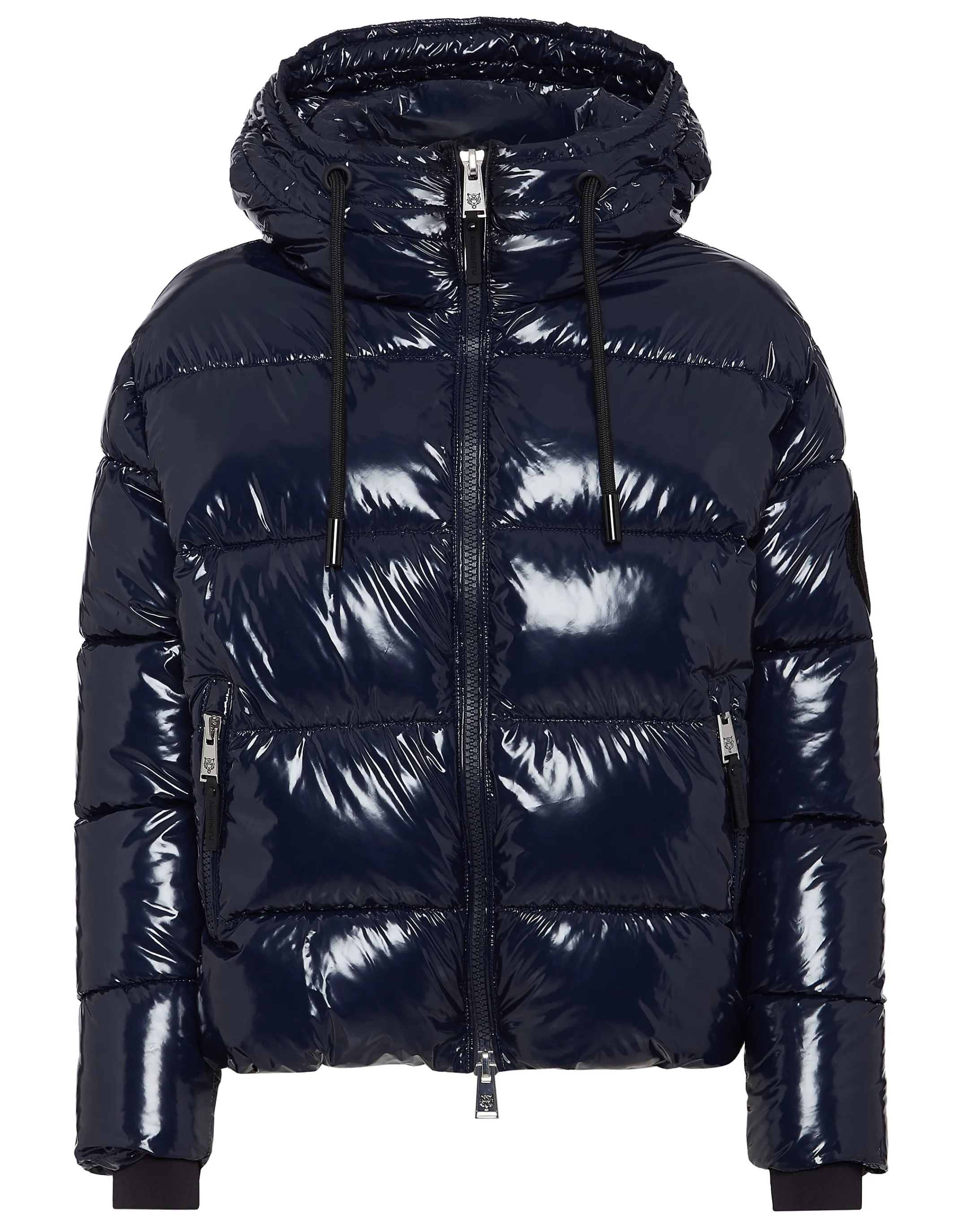 Sale Plein Sport Outerwear Jacket Woman Navy