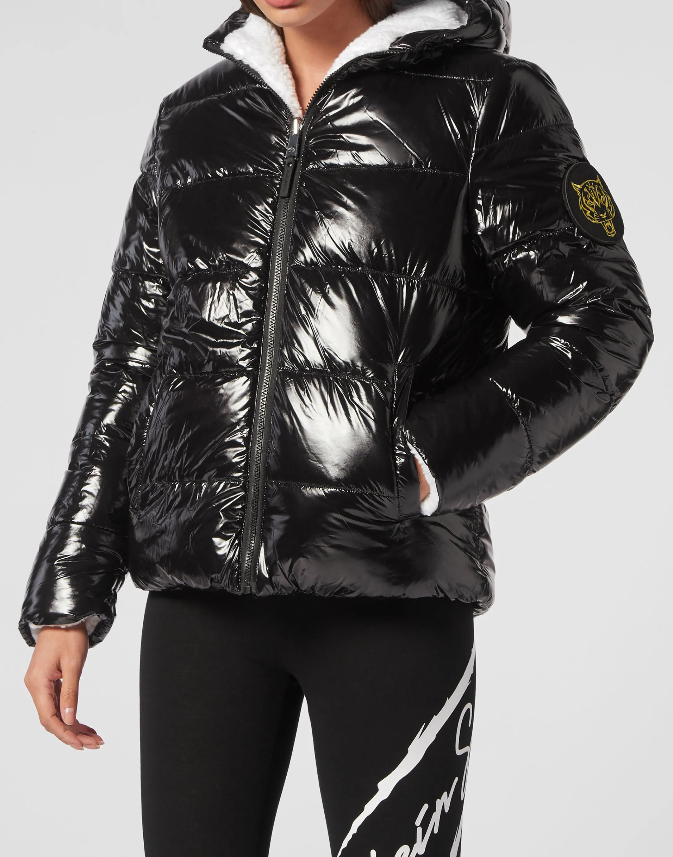 Best Plein Sport Outerwear Jacket Woman Black