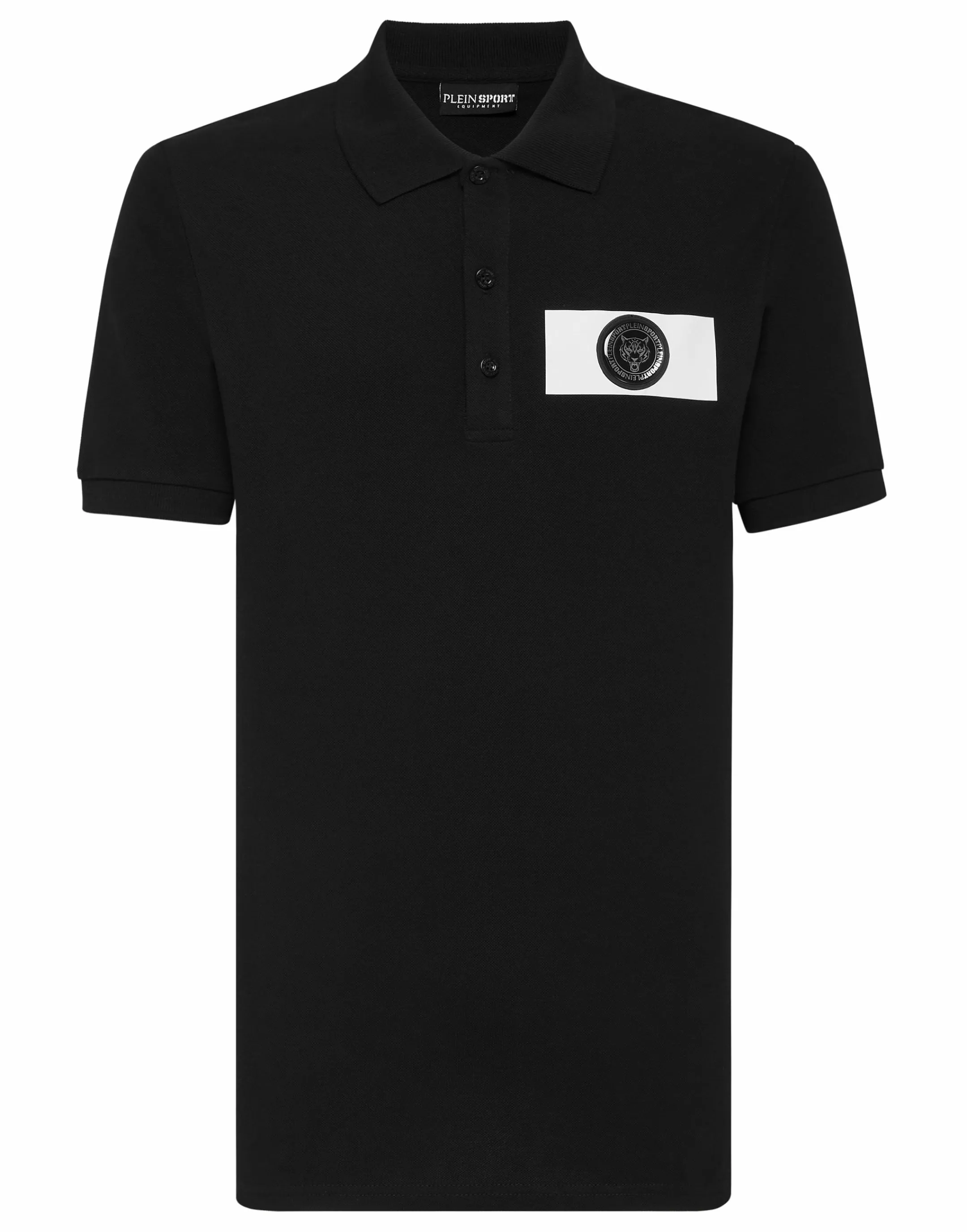 Best Sale Plein Sport Polo Shirt Ss Scratch Black