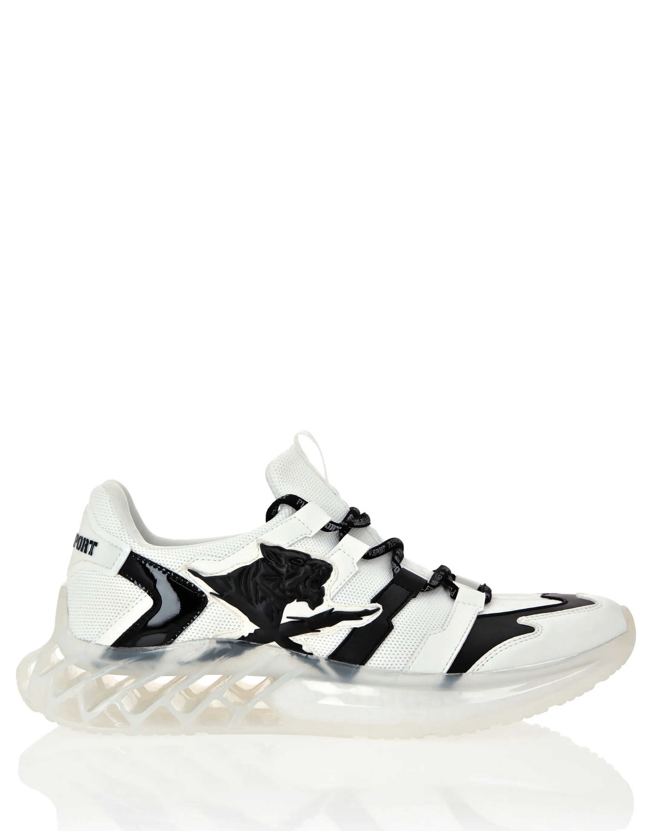 Fashion Plein Sport Runner Tiger Cross White