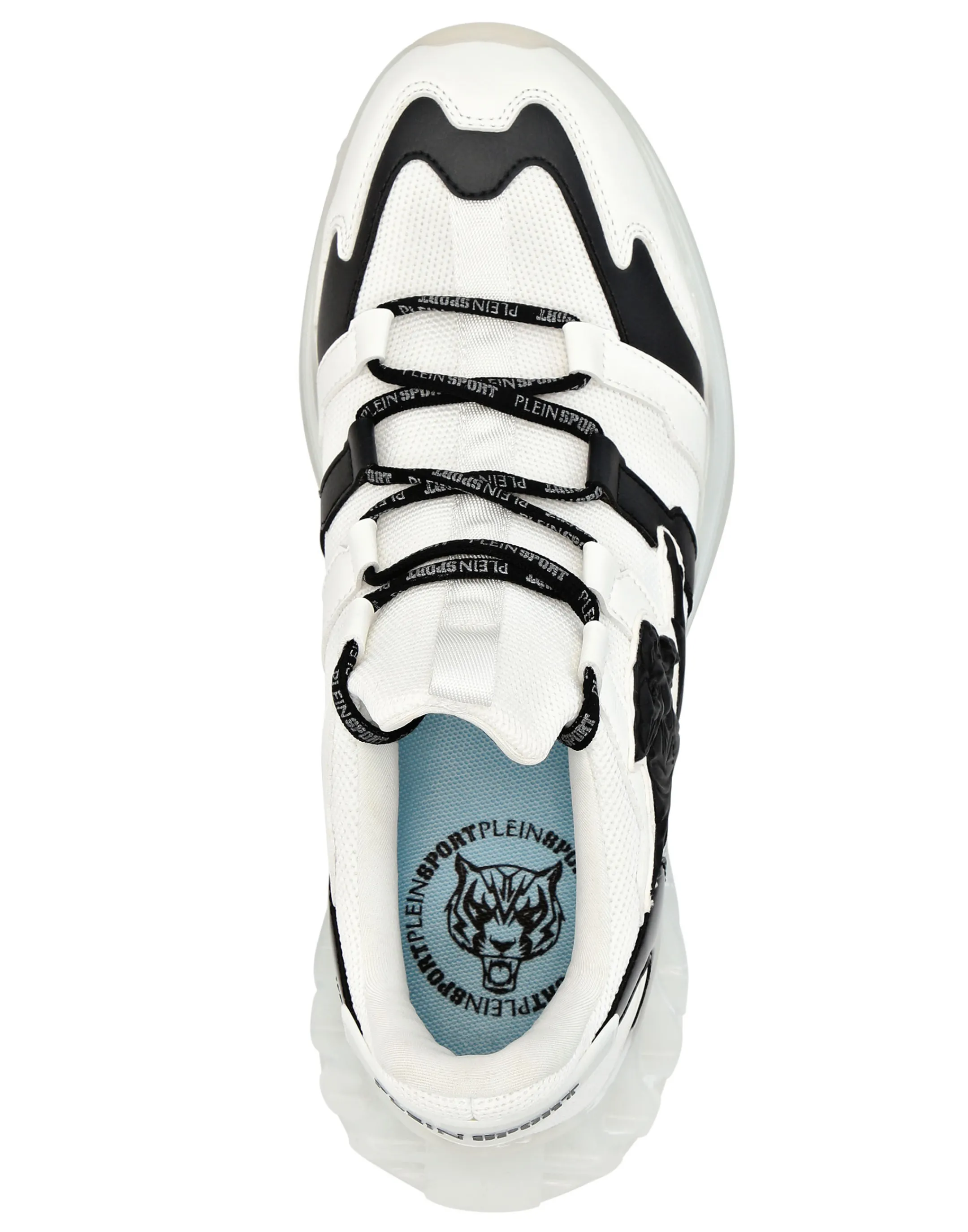 Clearance Plein Sport Runner Tiger Cross White