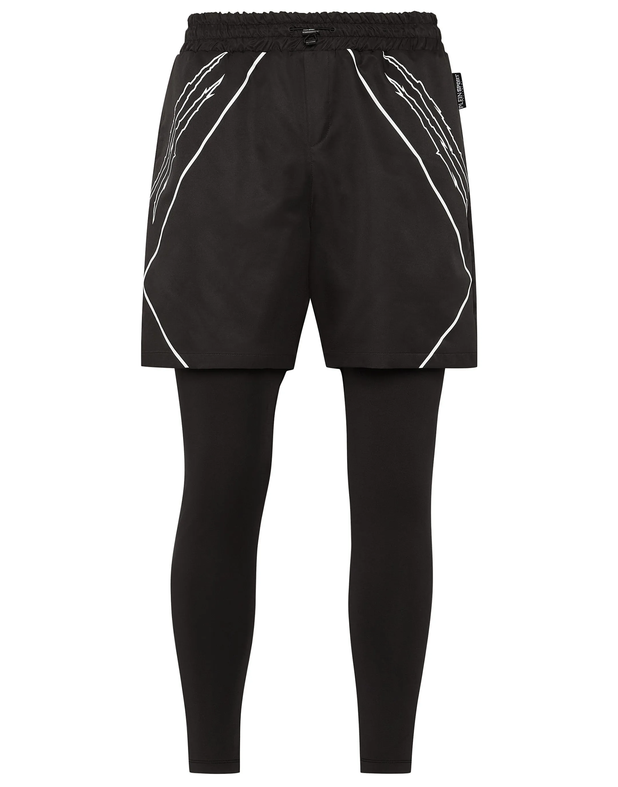 Best Sale Plein Sport Running Pants Tiger Court Edition Black