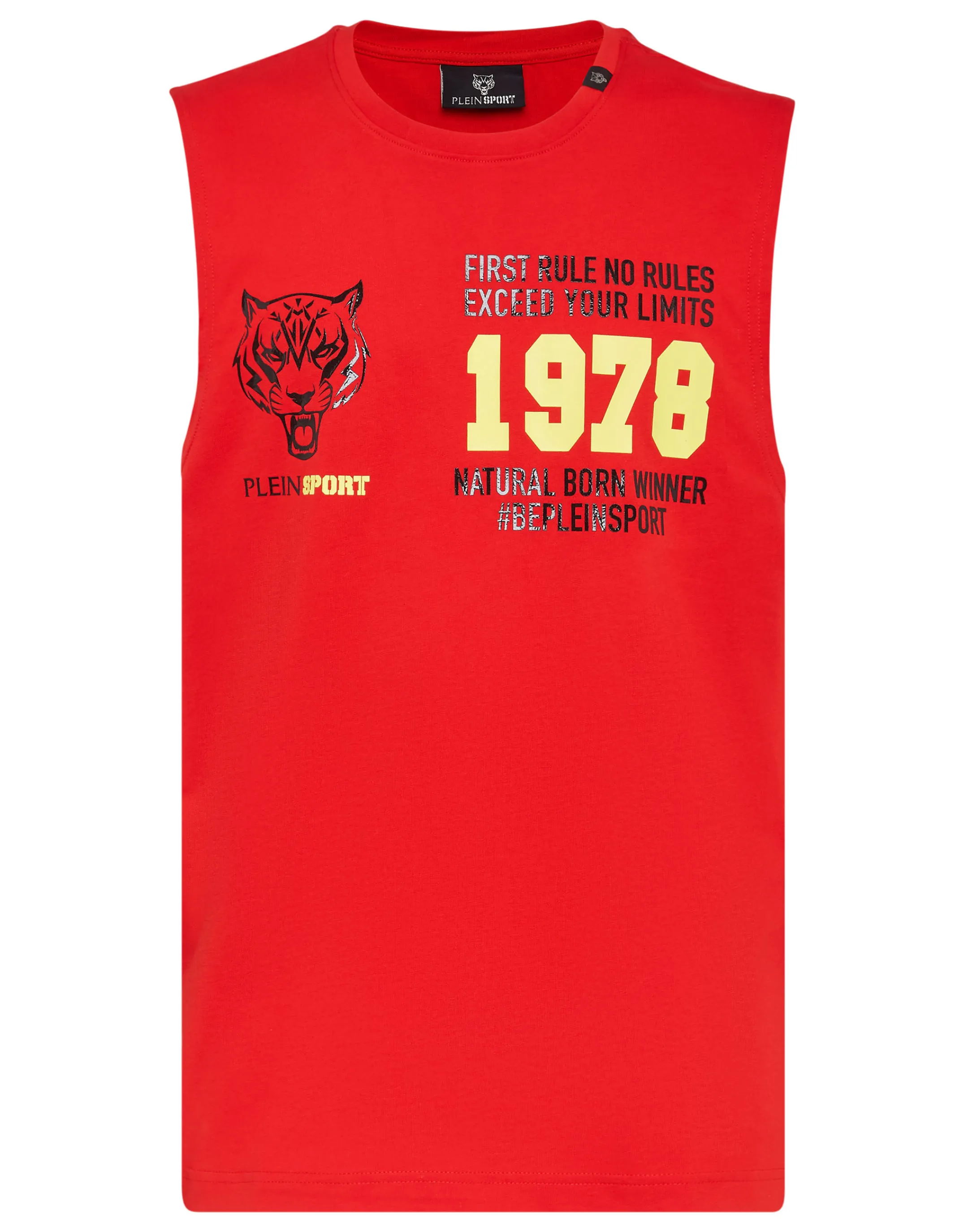 New Plein Sport Sleeveless T-Shirt Red