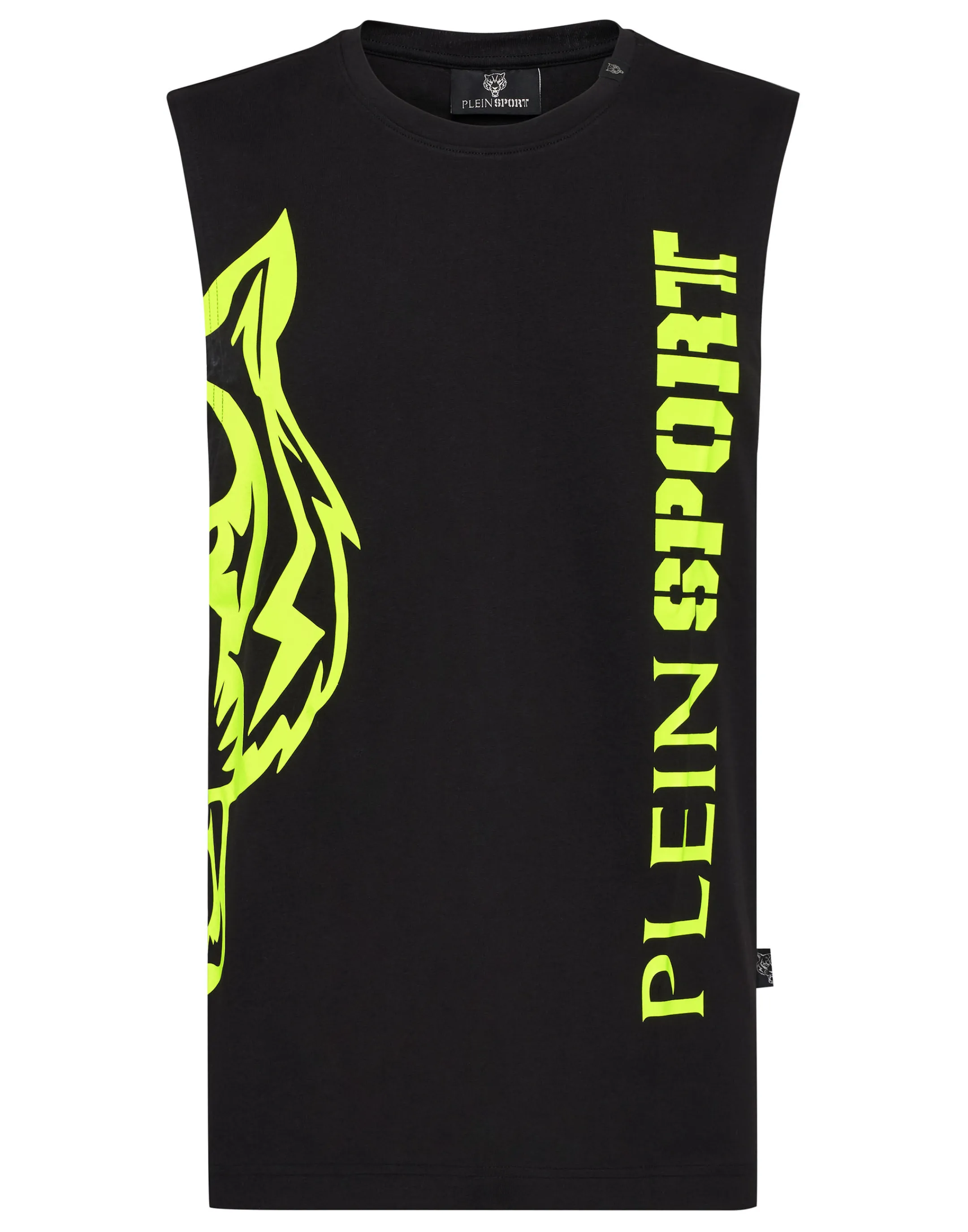 Cheap Plein Sport Sleeveless T-Shirt Black / Yellow